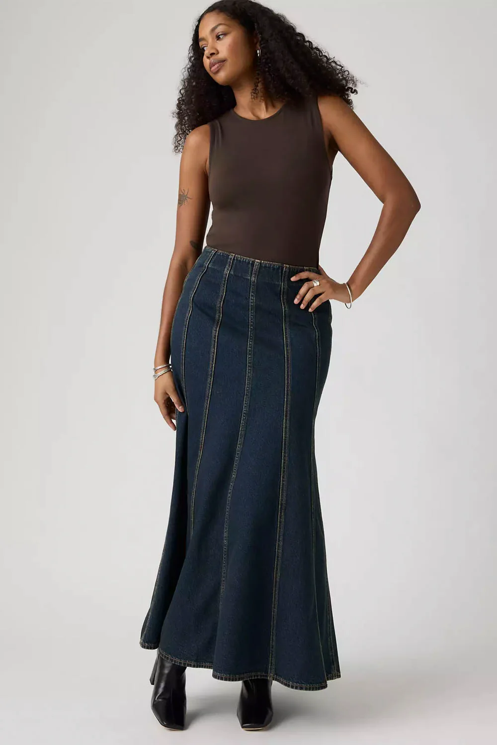 LEVIS - SEAMED FLARE SKIRT - Image 3