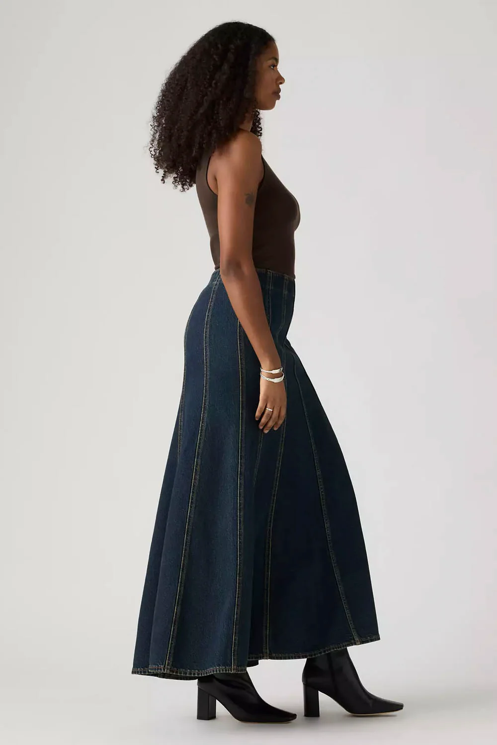 LEVIS - SEAMED FLARE SKIRT - Image 4