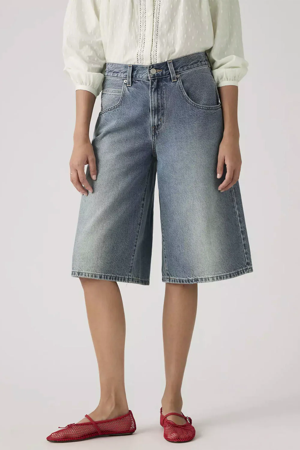 LEVIS - SUPER BAGGY JORT - HAZY  TIMES - Image 2