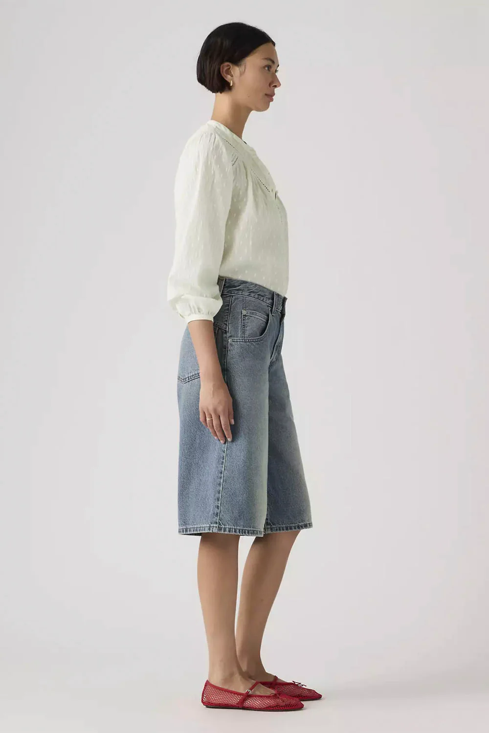 LEVIS - SUPER BAGGY JORT - HAZY  TIMES - Image 4