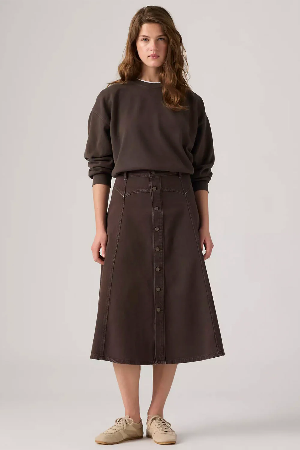 LEVIS - YOKED WESTERN SKIRT