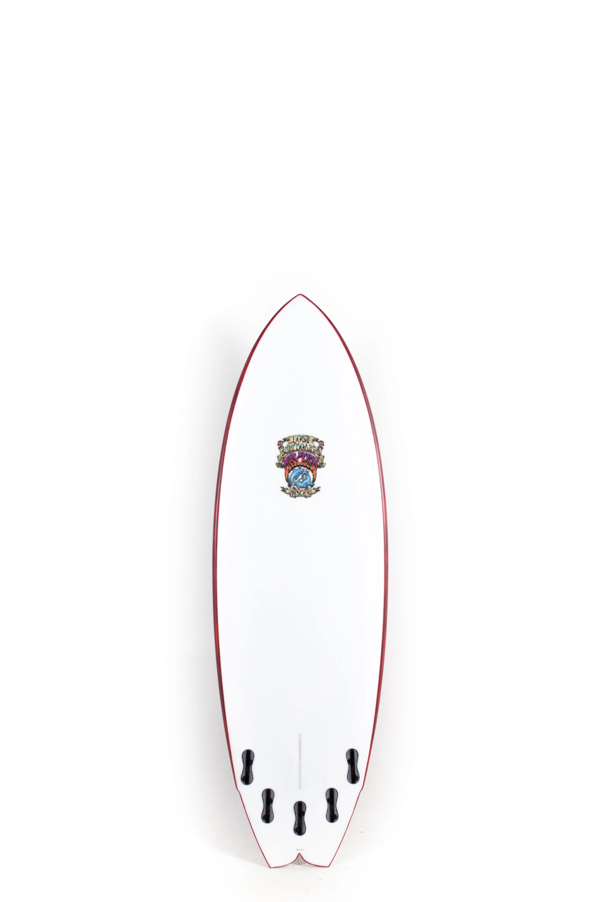 Lost Surfboards - PISCES by Matt Biolos - BLACK SHEEP - FCS II - RED - 5'10" x 21 x 2.55 - 35.5L - BS119073 - Image 2