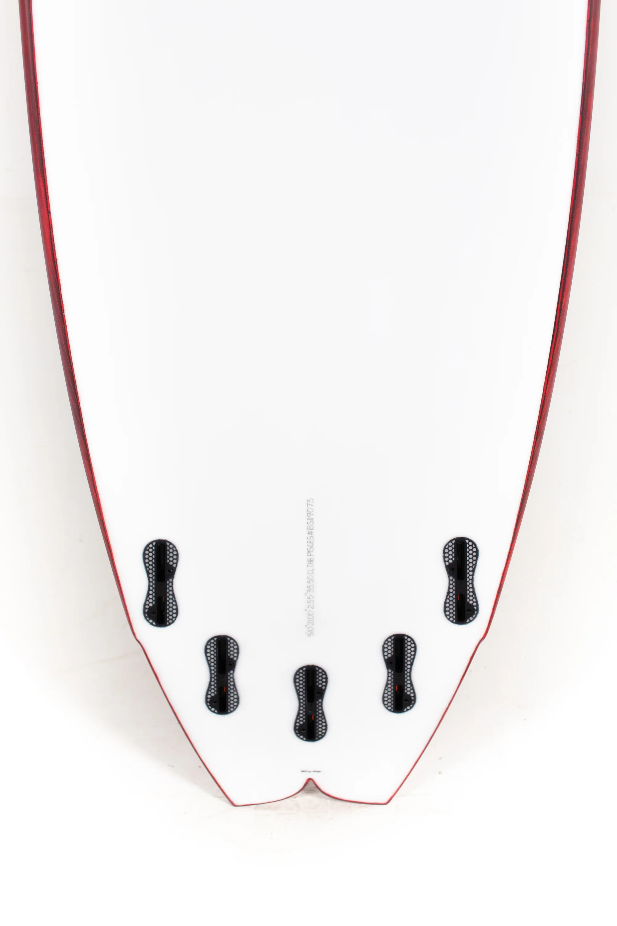 Lost Surfboards - PISCES by Matt Biolos - BLACK SHEEP - FCS II - RED - 5'10" x 21 x 2.55 - 35.5L - BS119073 - Image 8