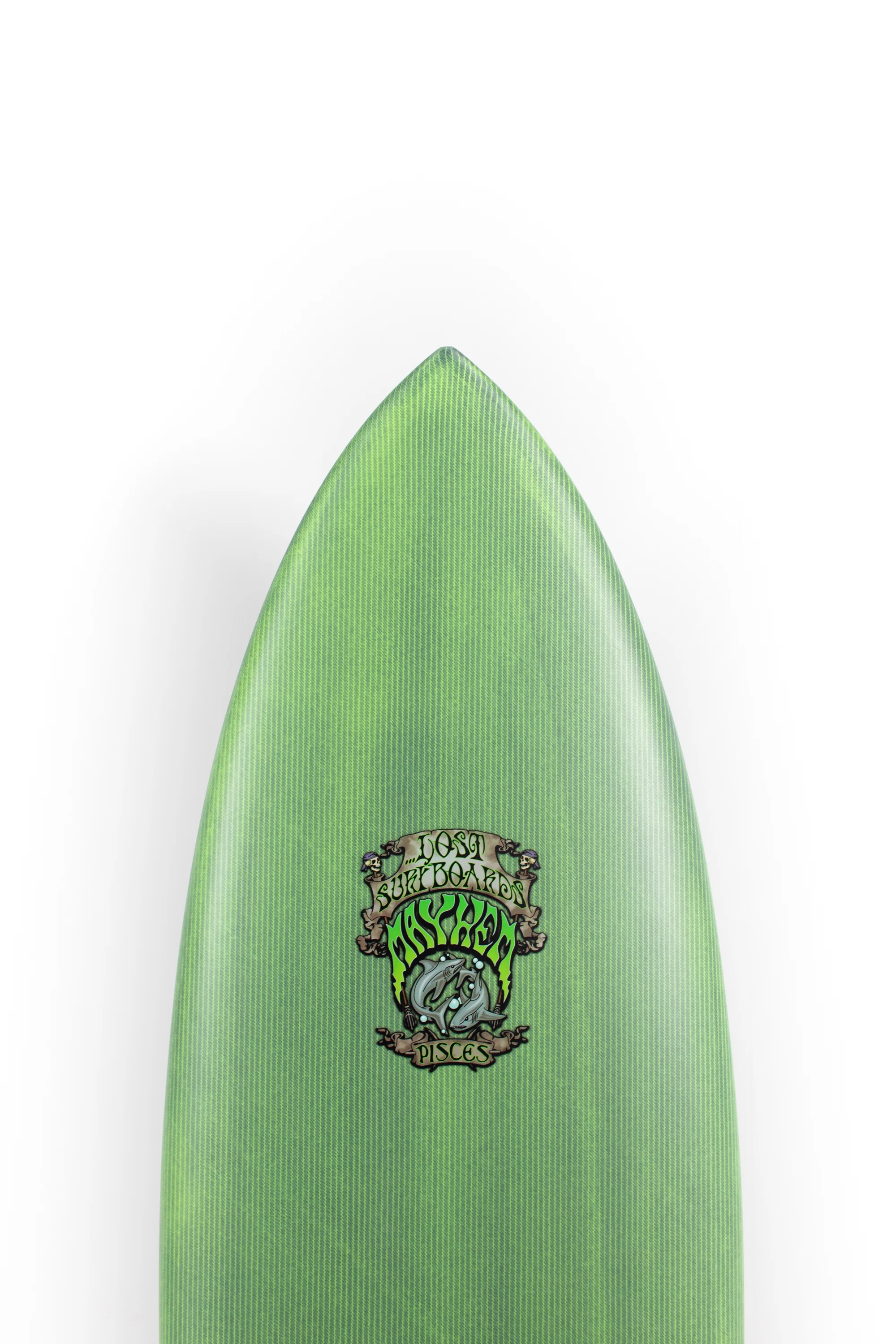 Lost Surfboards - PISCES by Matt Biolos - BLACK SHEEP - FUTURES - GREEN - 6'0" x 21.5 x 2.6 - 38.25L - BS119115 - Image 3