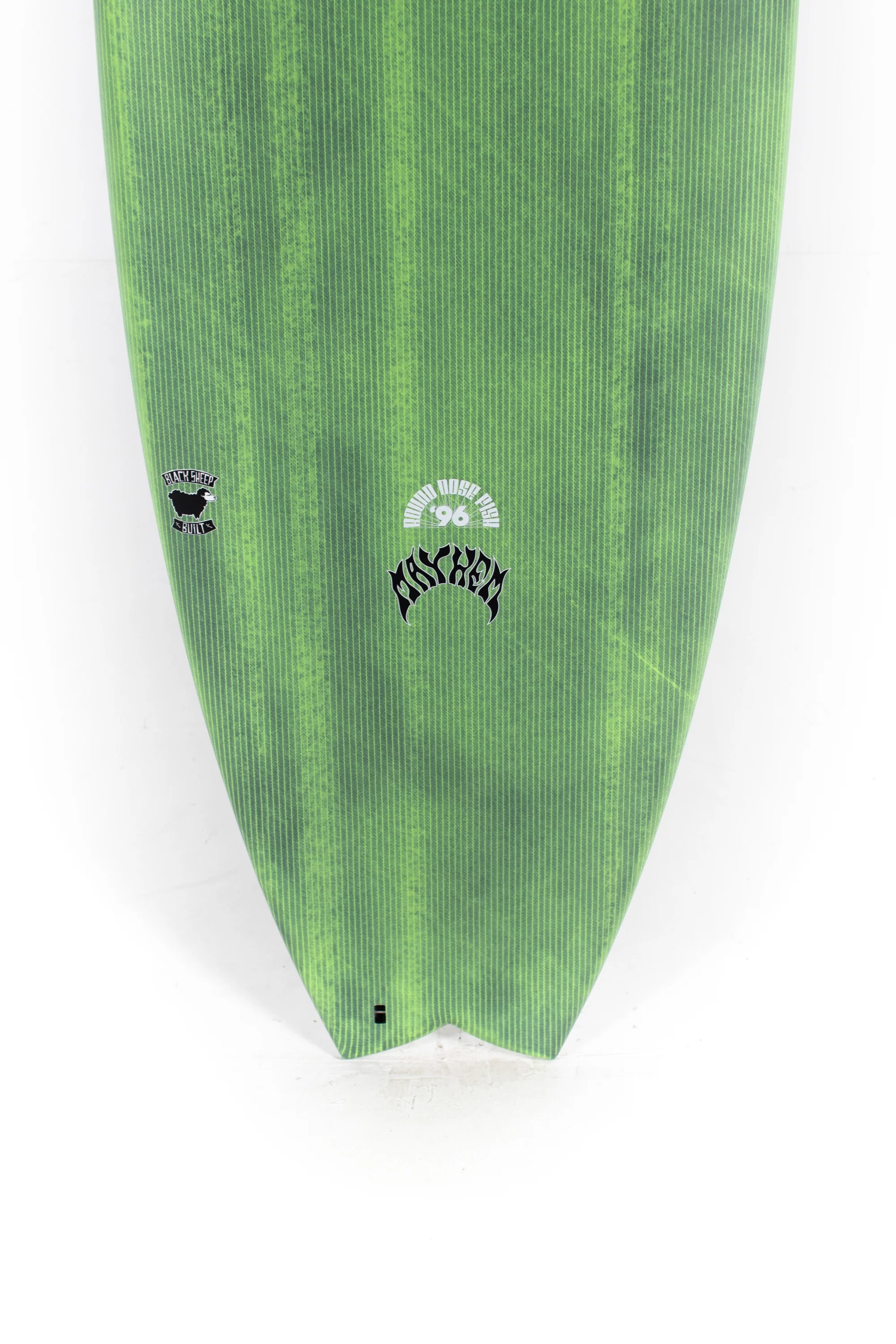 Lost Surfboards- RNF '96 by Matt Biolos - BLACK SHEEP - FCSII - GREEN - 5'11" x 21" x 2.6 - 36.5L - BS119039 - Image 4