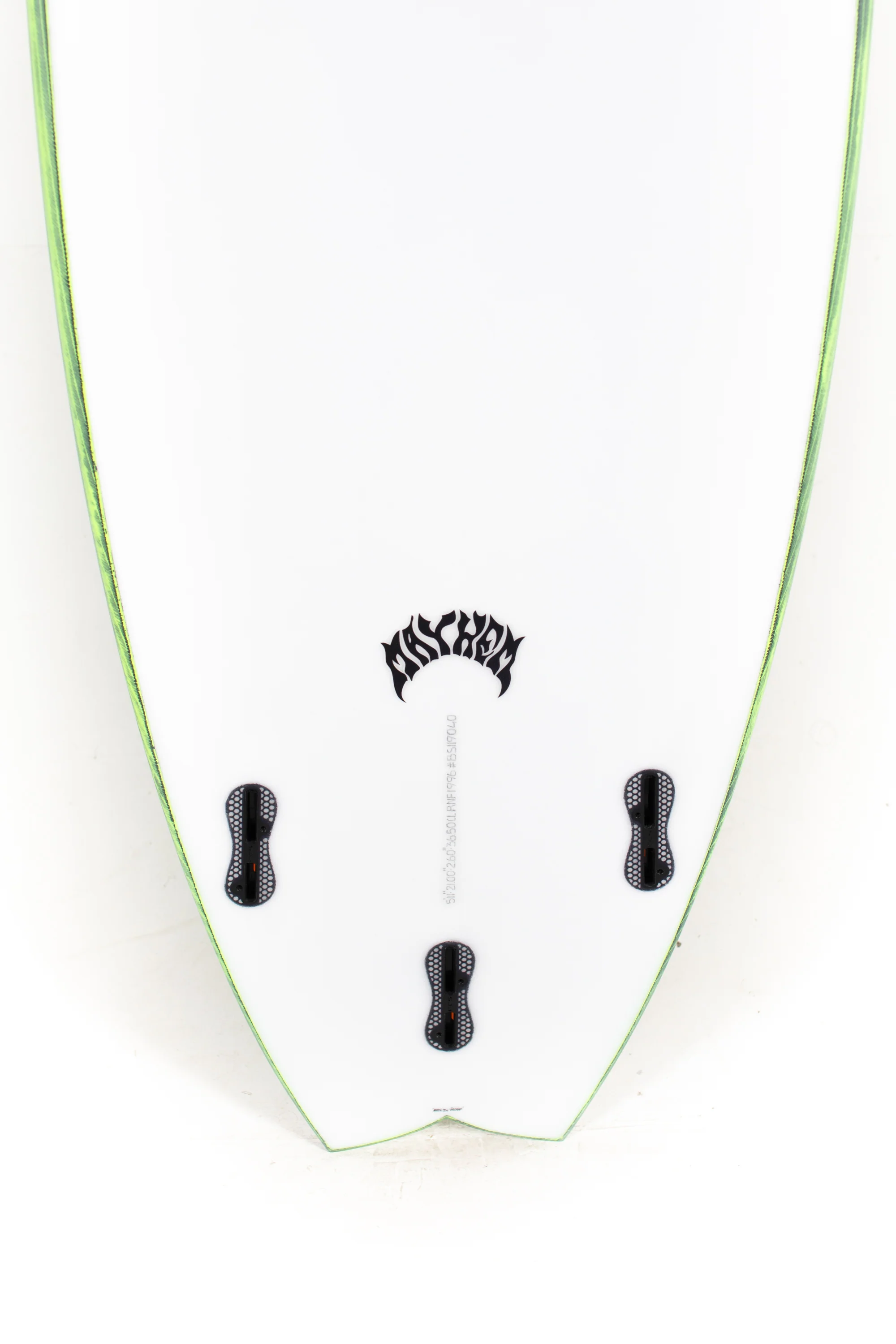Lost Surfboards- RNF '96 by Matt Biolos - BLACK SHEEP - FCSII - GREEN - 5'11" x 21" x 2.6 - 36.5L - BS119039 - Image 8