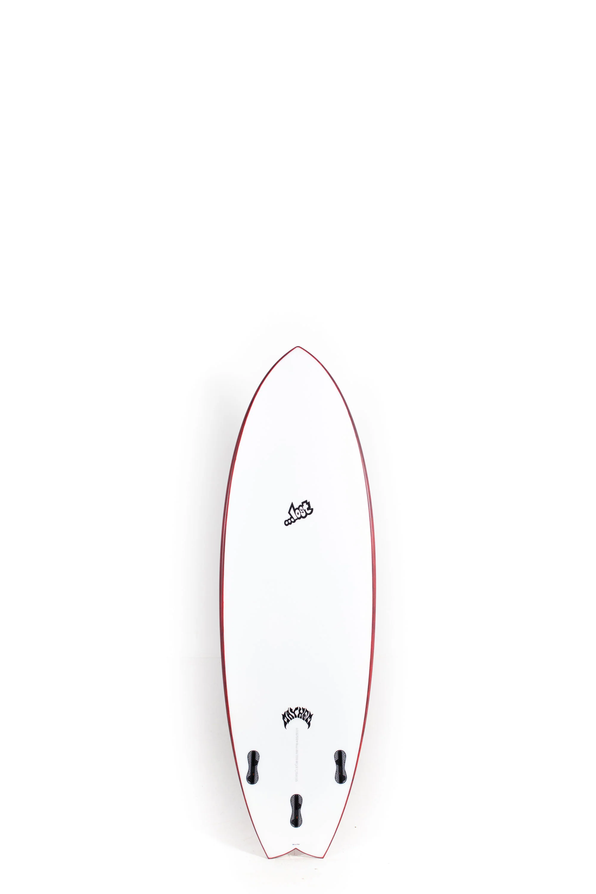 Lost Surfboards - RNF '96 by Matt Biolos - BLACK SHEEP - FCSII - RED - 5'5" x 19.5" x 2.37 - 28.5L - BS119009 - Image 2