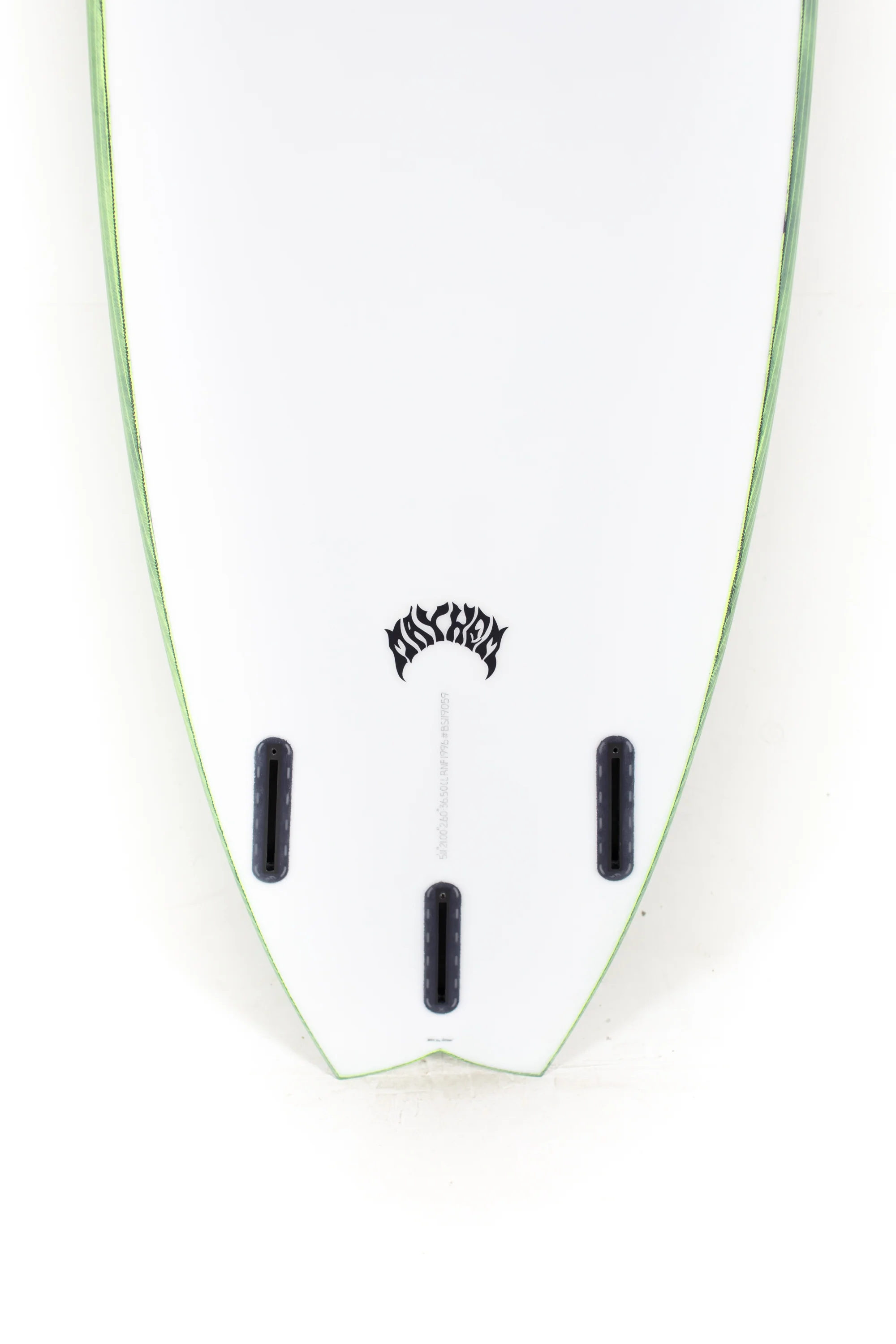 Lost Surfboards - RNF '96 by Matt Biolos - BLACK SHEEP - FUTURES - GREEN - 5'11" x 21" x 2.6 - 36.5L - BS119059 - Image 8