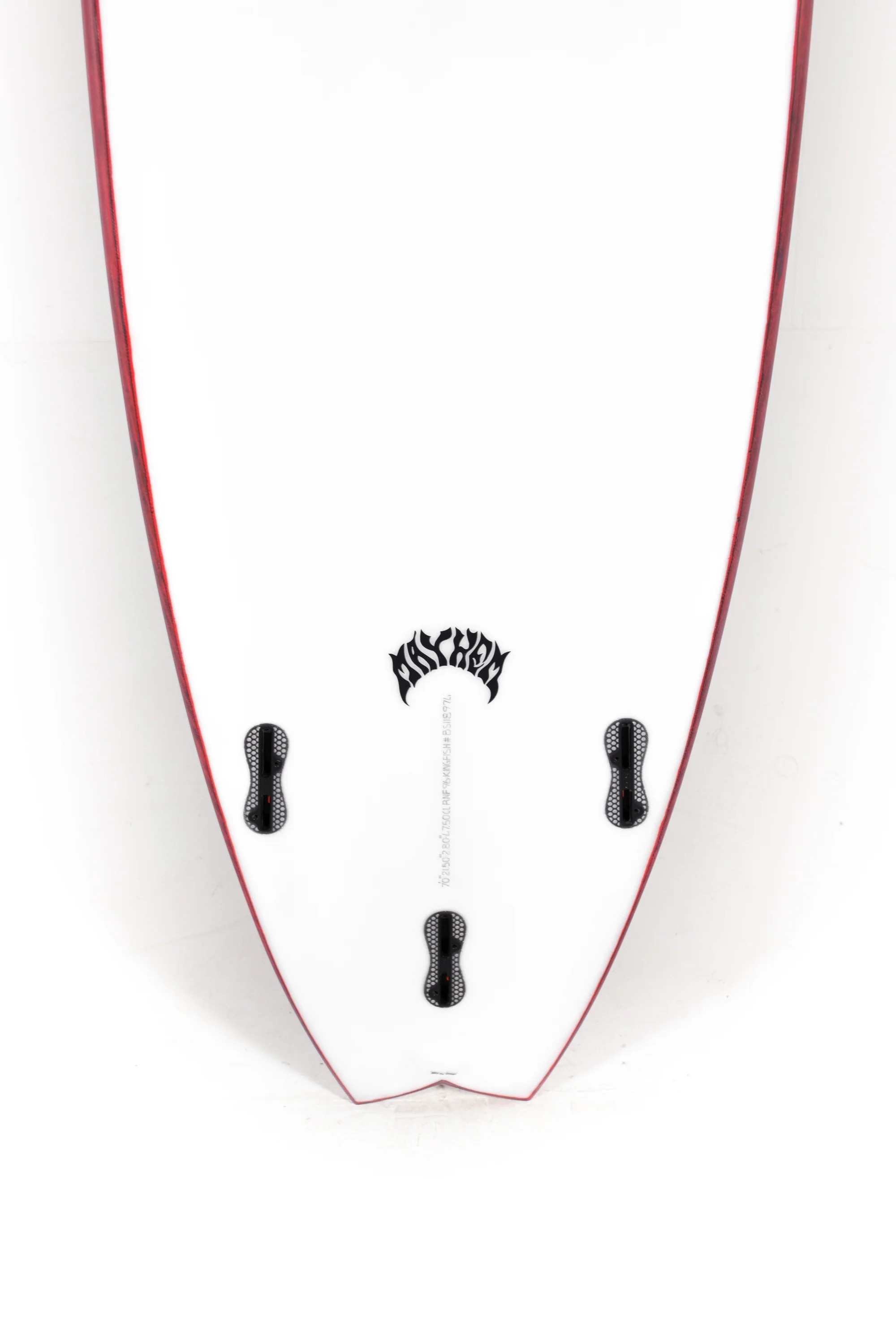 Lost Surfboards - RNF '96 KING FISH by Matt Biolos - BLACK SHEEP - FCS II - RED - 7'0" x 21.5" x 2.8 - 47.5L - BS118974 - Image 8