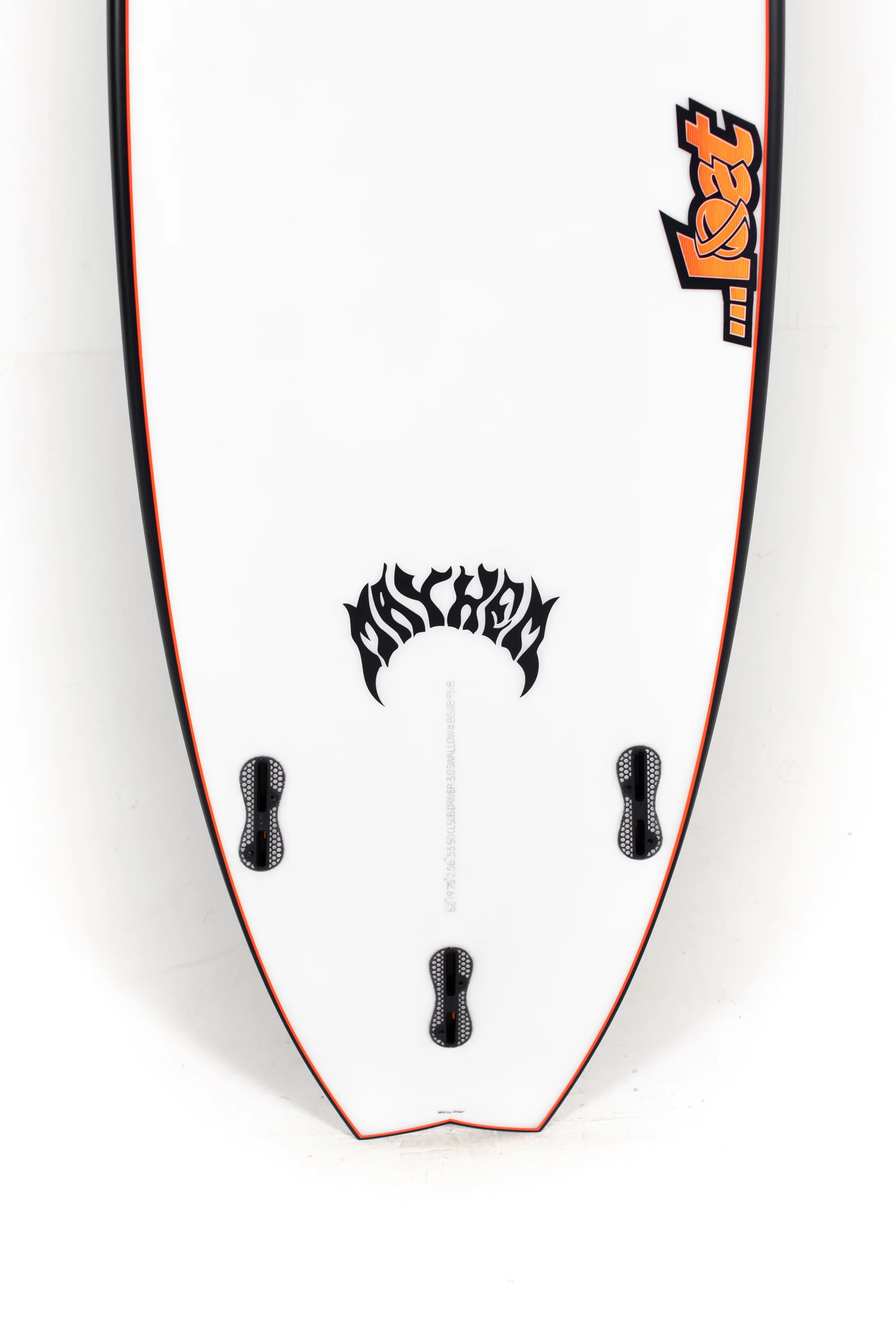 Lost Surfboards - SUB DRIVER 3.0 Swallow by Matt Biolos - BLACKSHEEP - FCS II - 6'2" x 19.75 x 2.56 - 33.5L - BS118968 - Image 8