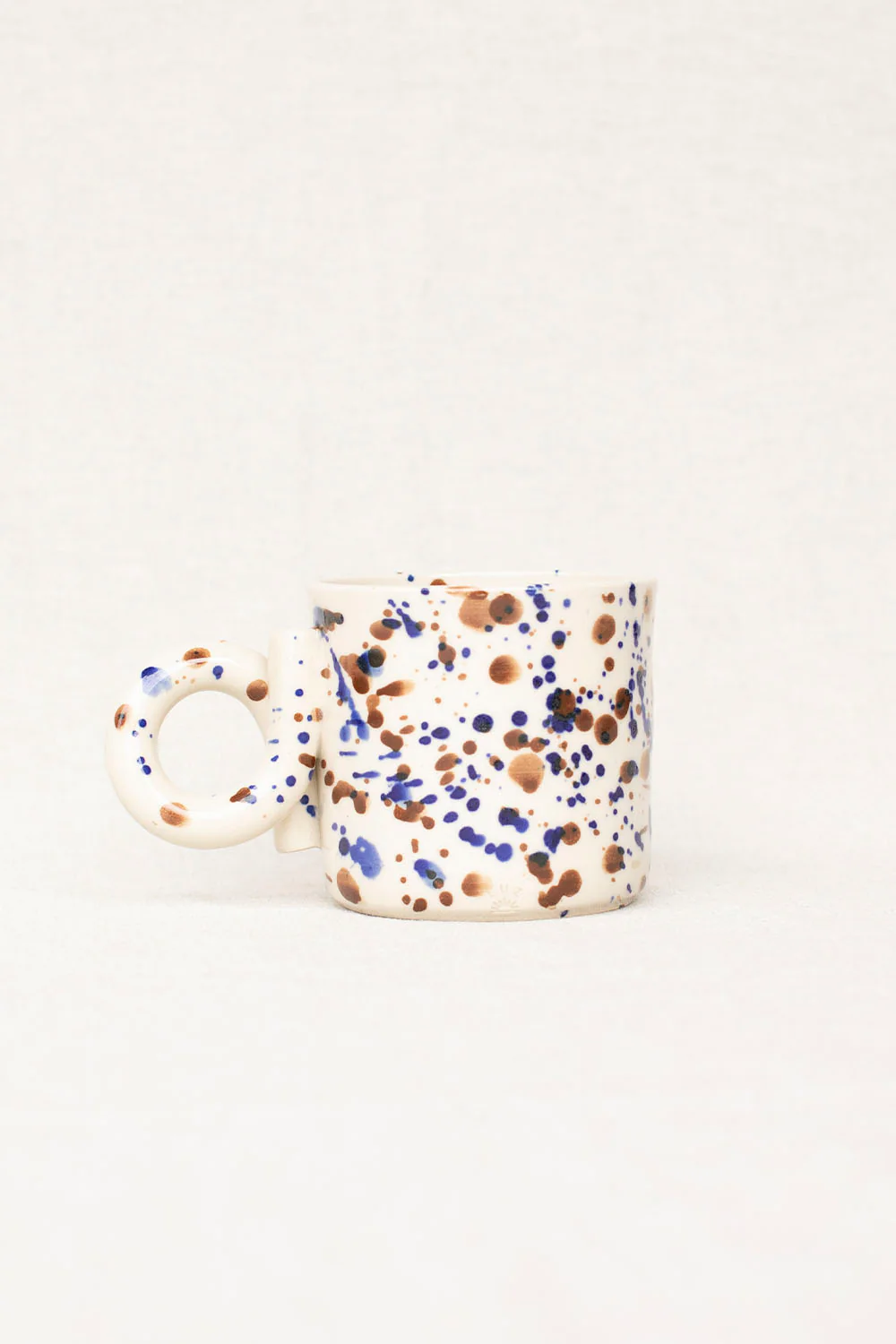LUZ CERAMICS - BROWN BLUE MUG