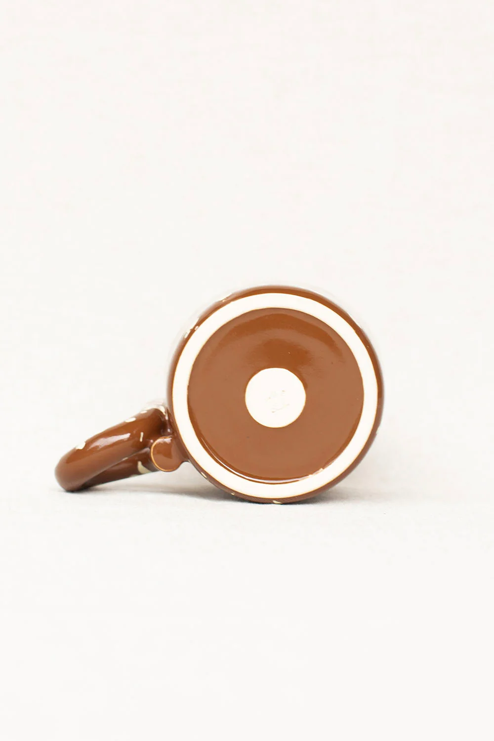 LUZ CERAMICS - BROWN WHITE MUG - Image 2