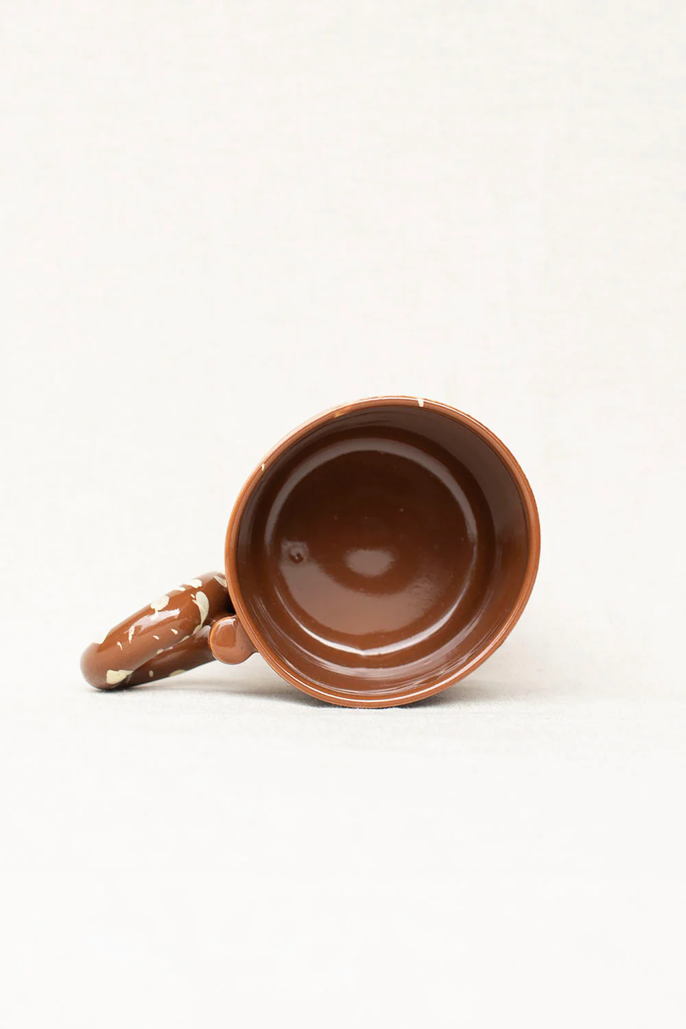 LUZ CERAMICS - BROWN WHITE MUG - Image 3