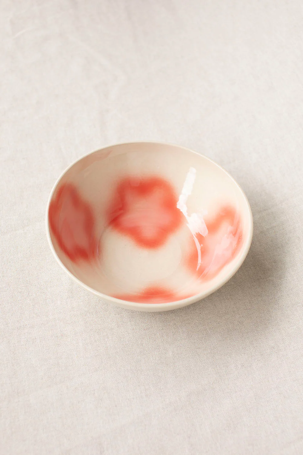 LUZ CERAMICS - FLOWER RED PLATE - Image 4