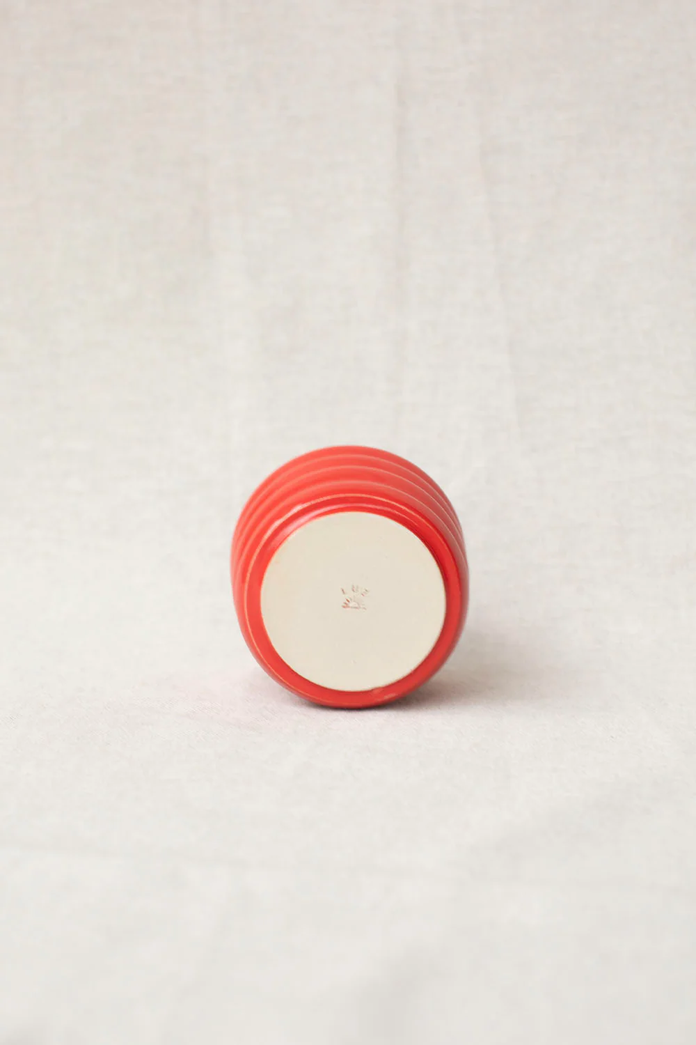LUZ CERAMICS - RED IRREGULAR CUP - Image 2