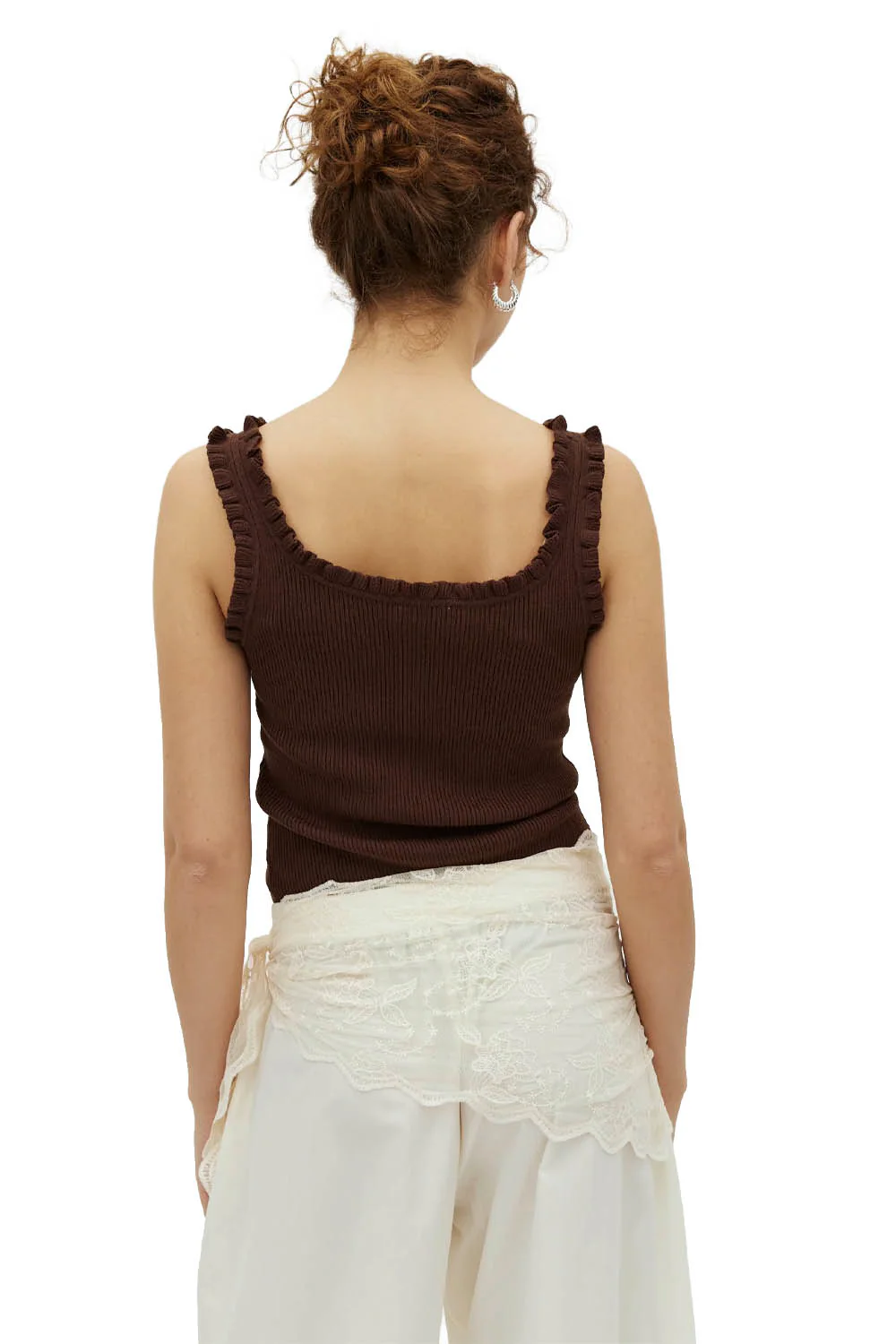 mbyM - ELINNE TANK - CHOCOLATE BROWN - Image 2