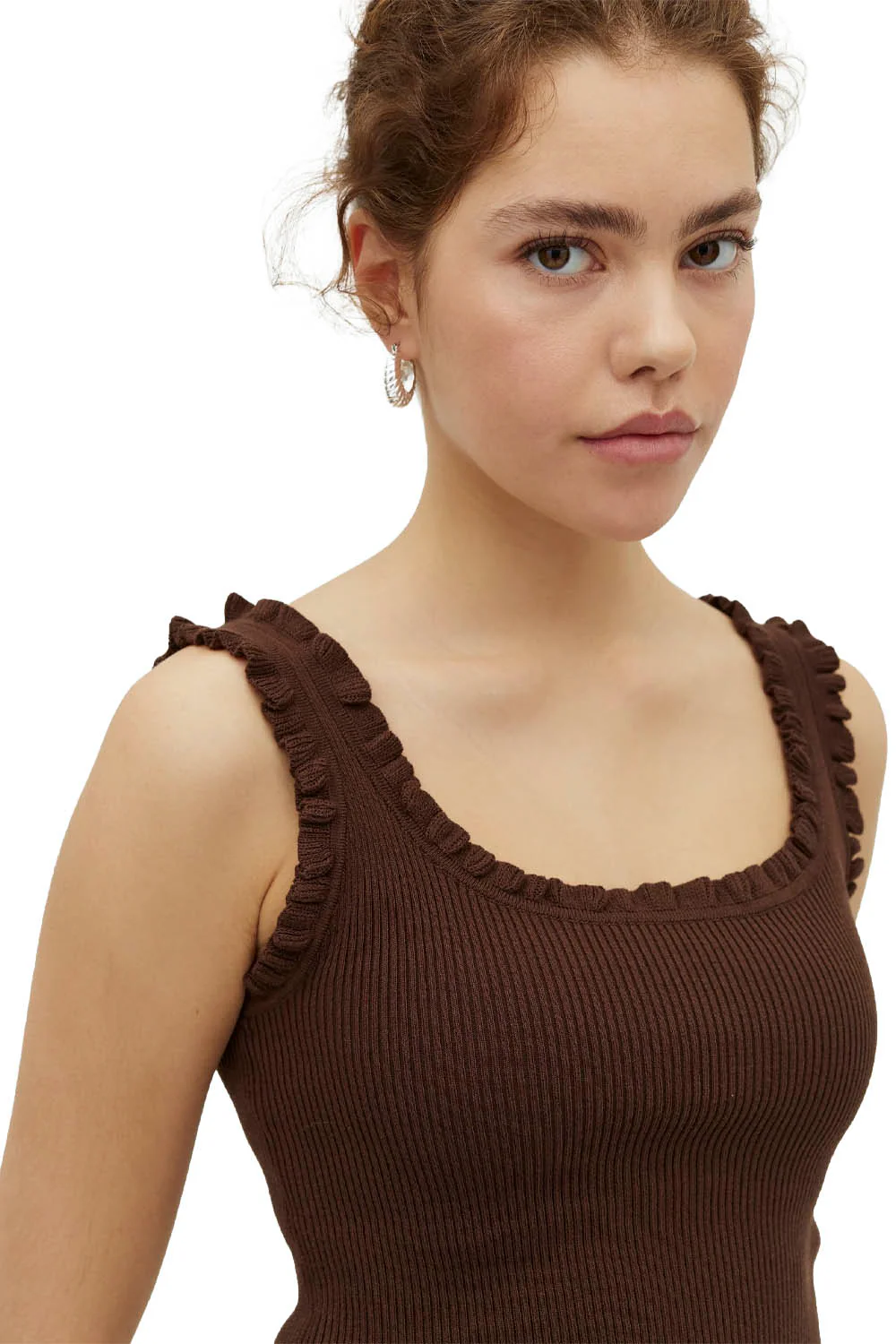 mbyM - ELINNE TANK - CHOCOLATE BROWN - Image 3