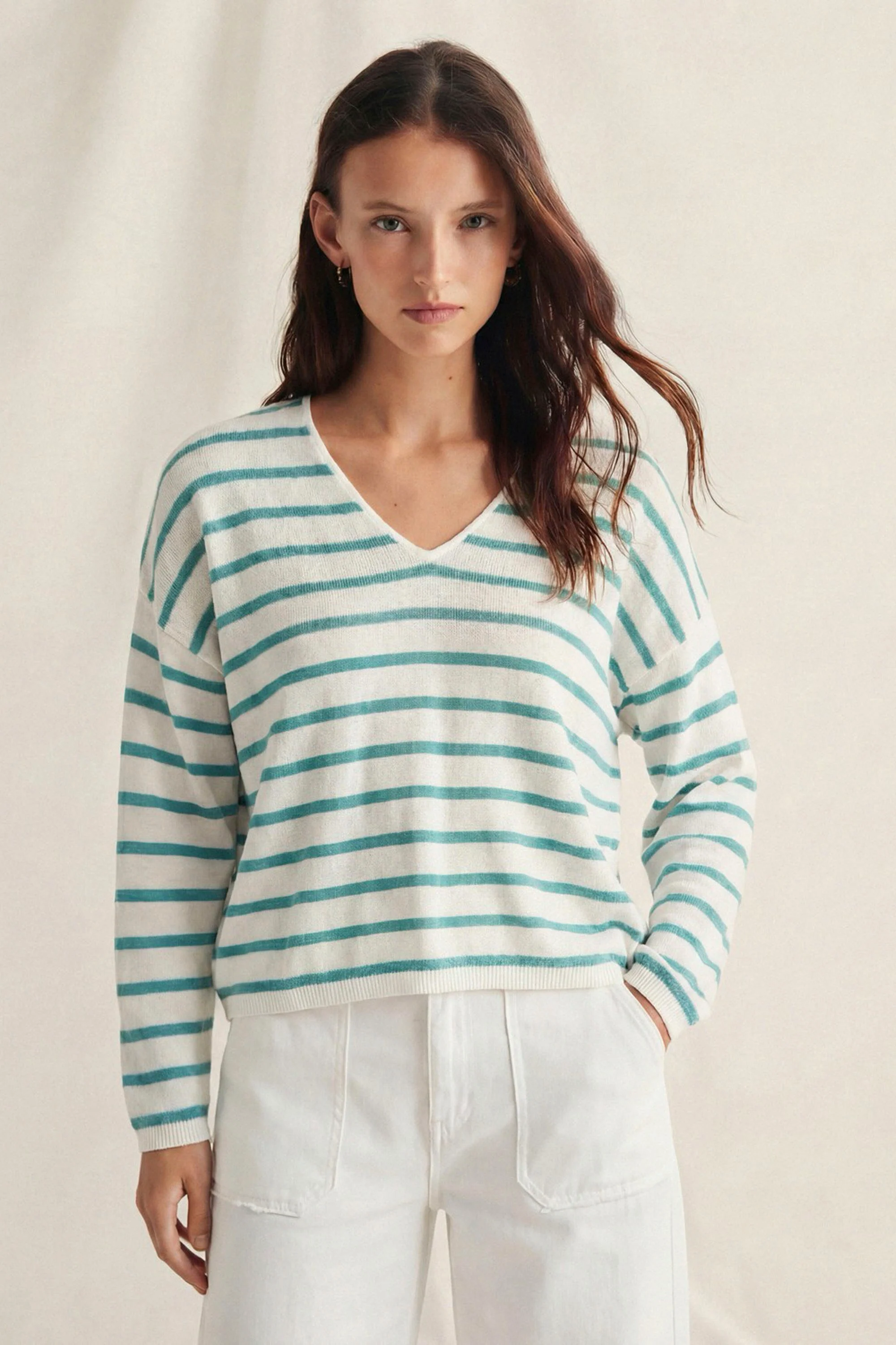 MI&CO - ABBY STRIPED SWEATER