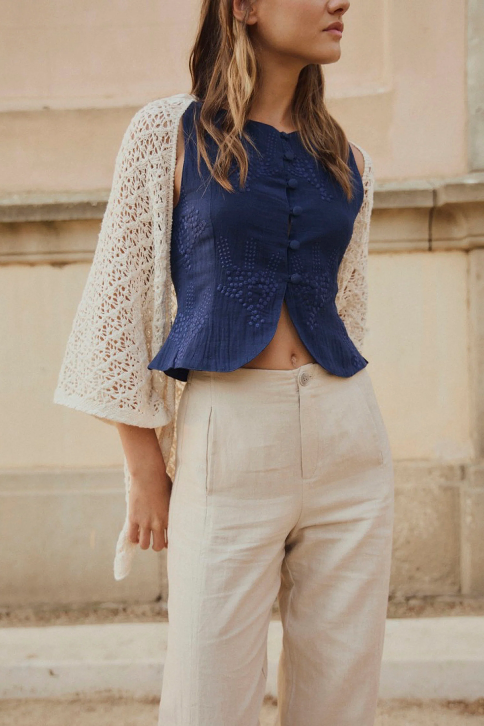 MUS & BOMBON - ALTAN VEST - NAVY - Image 3