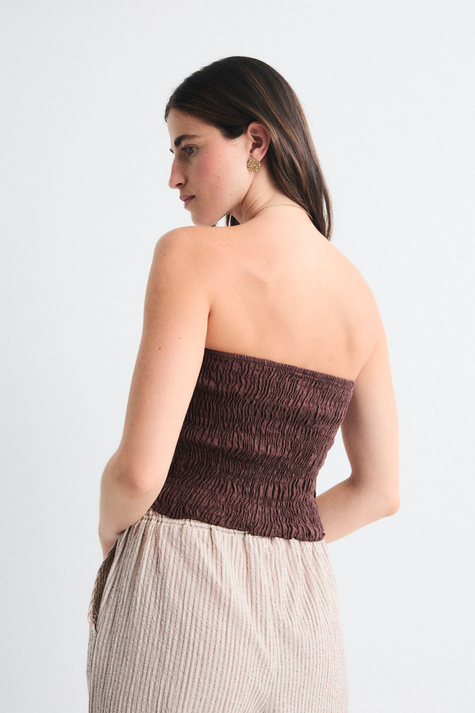 MUS & BOMBON - AURORA TOP - MARRON - Image 3