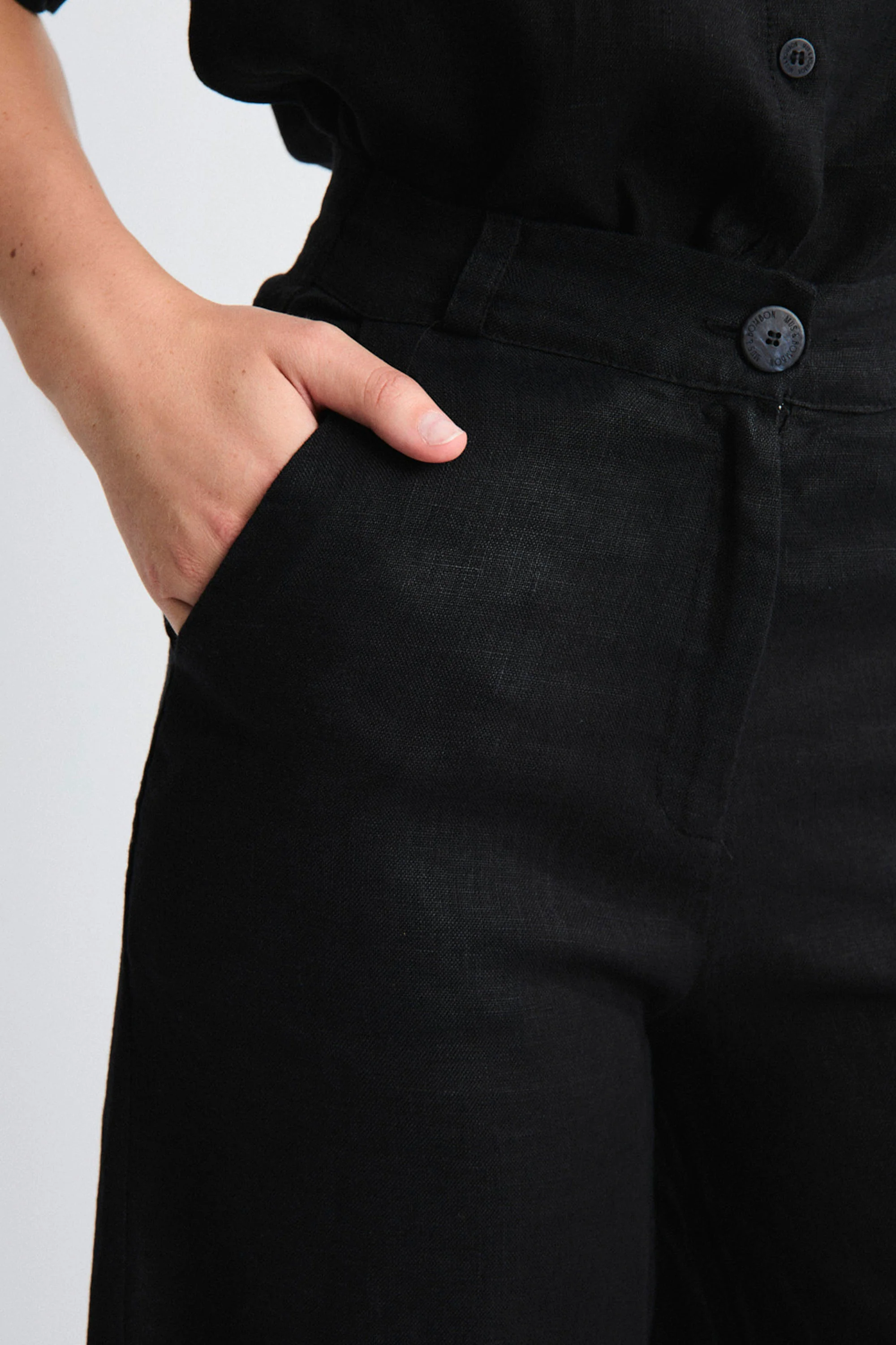 MUS & BOMBON - BOBBY PANT - NEGRO - Image 3