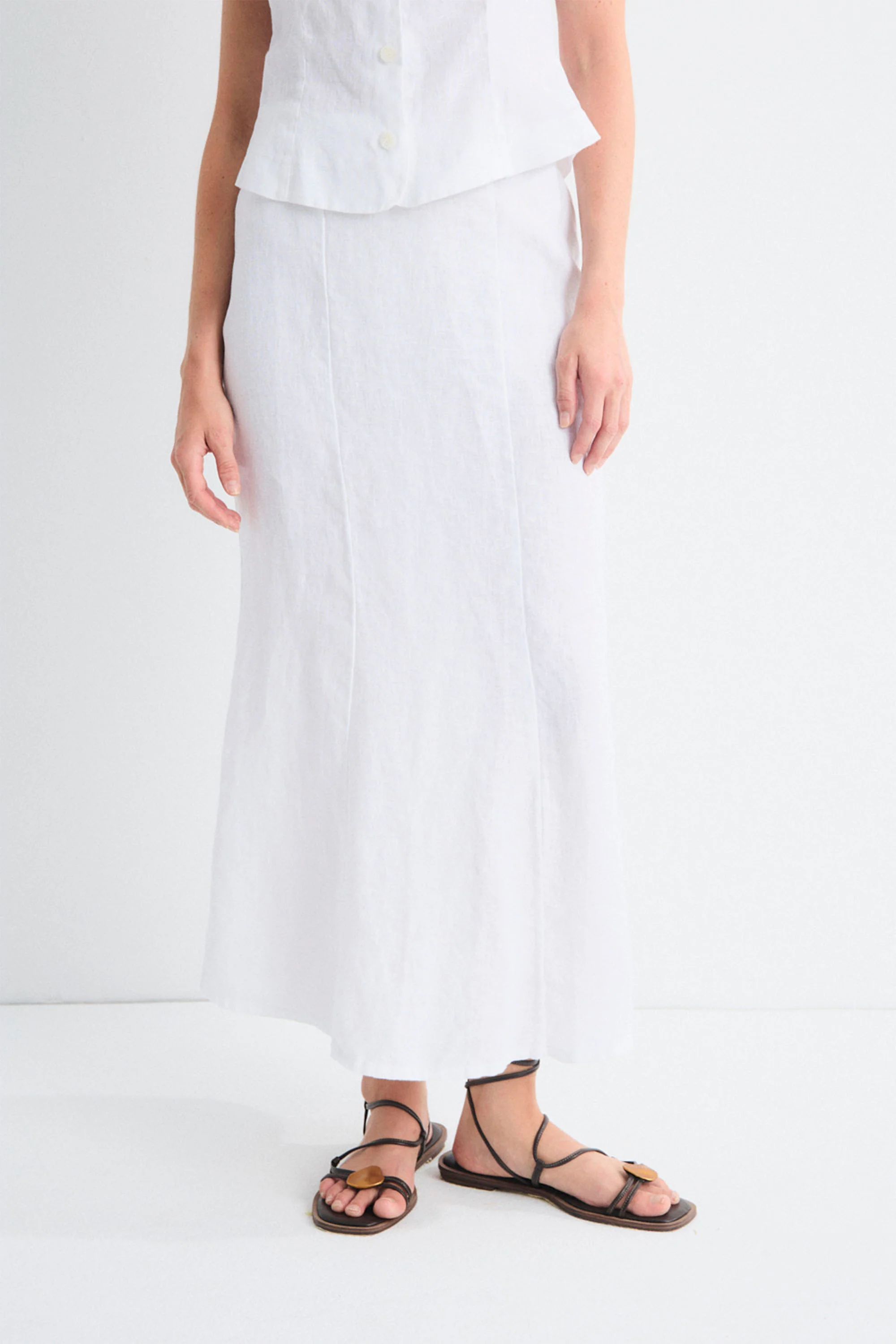 MUS & BOMBON - CYRA SKIRT - BLANCO - Image 2