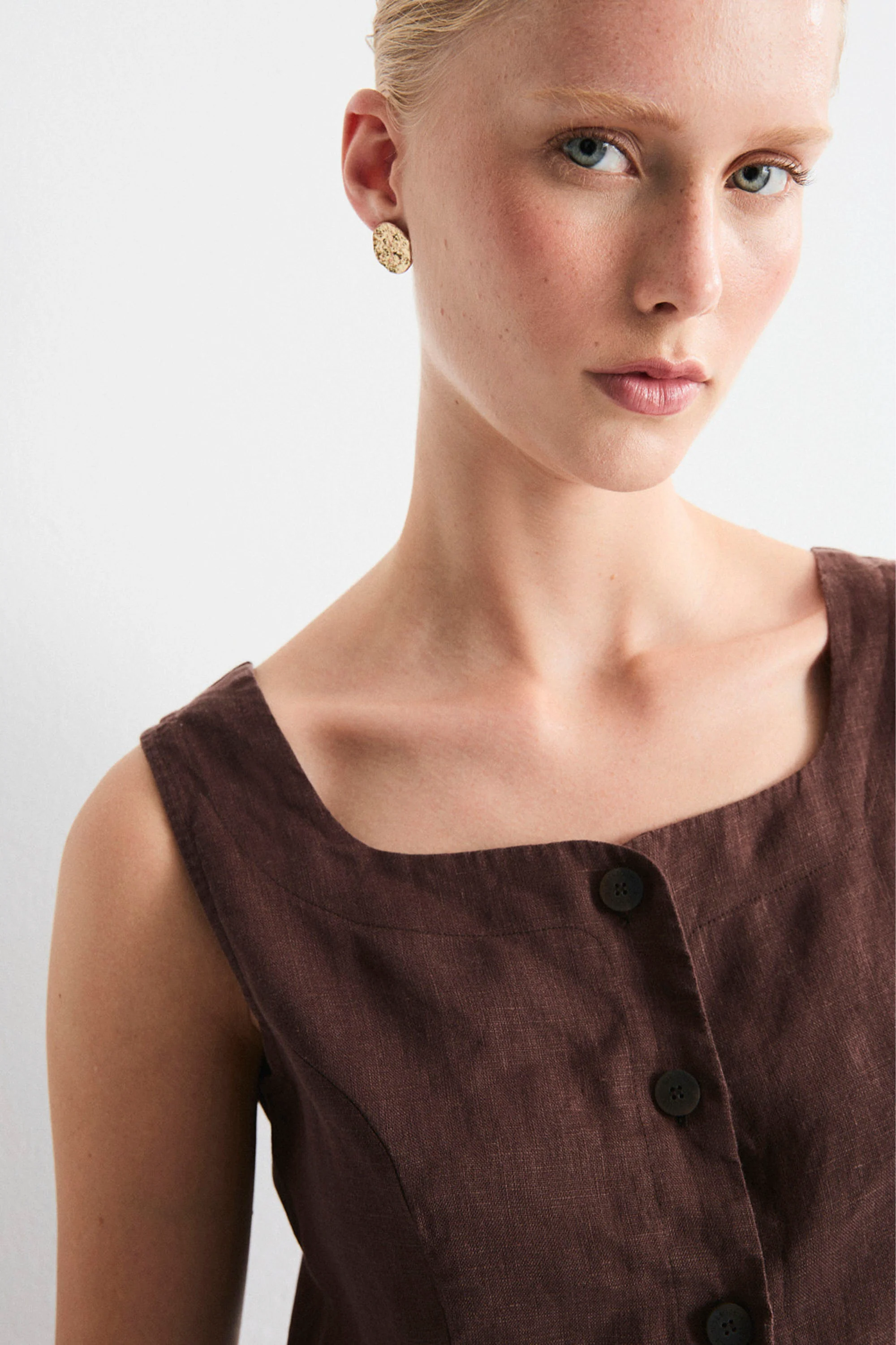 MUS & BOMBON - CYRA TOP - MARRON - Image 2
