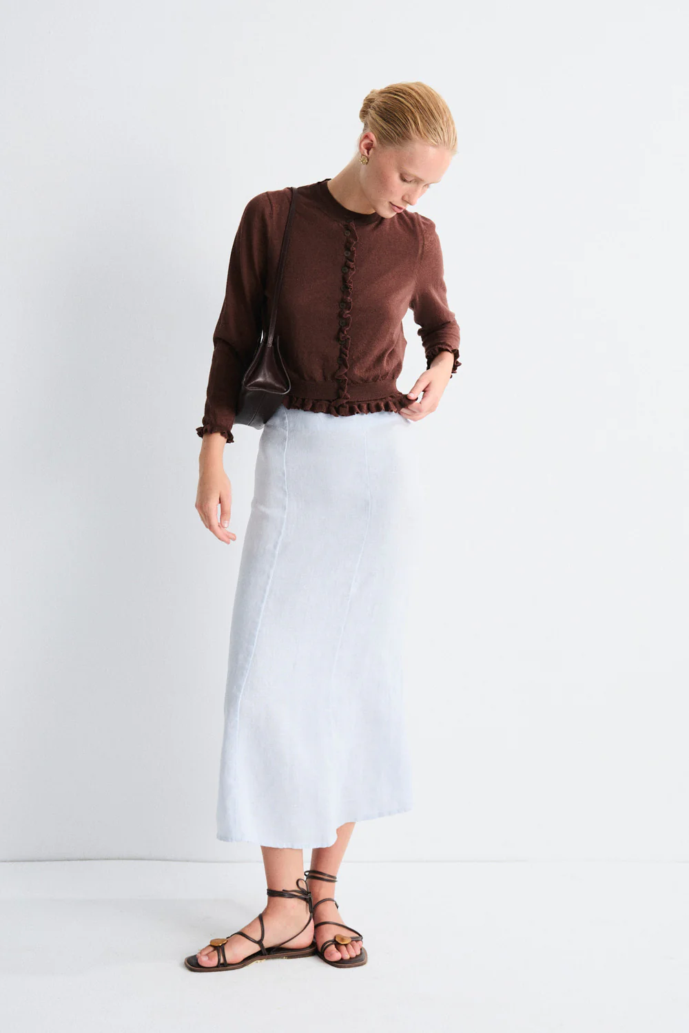 MUS & BOMBON - MIRRI CARDIGAN - MARRON - Image 3