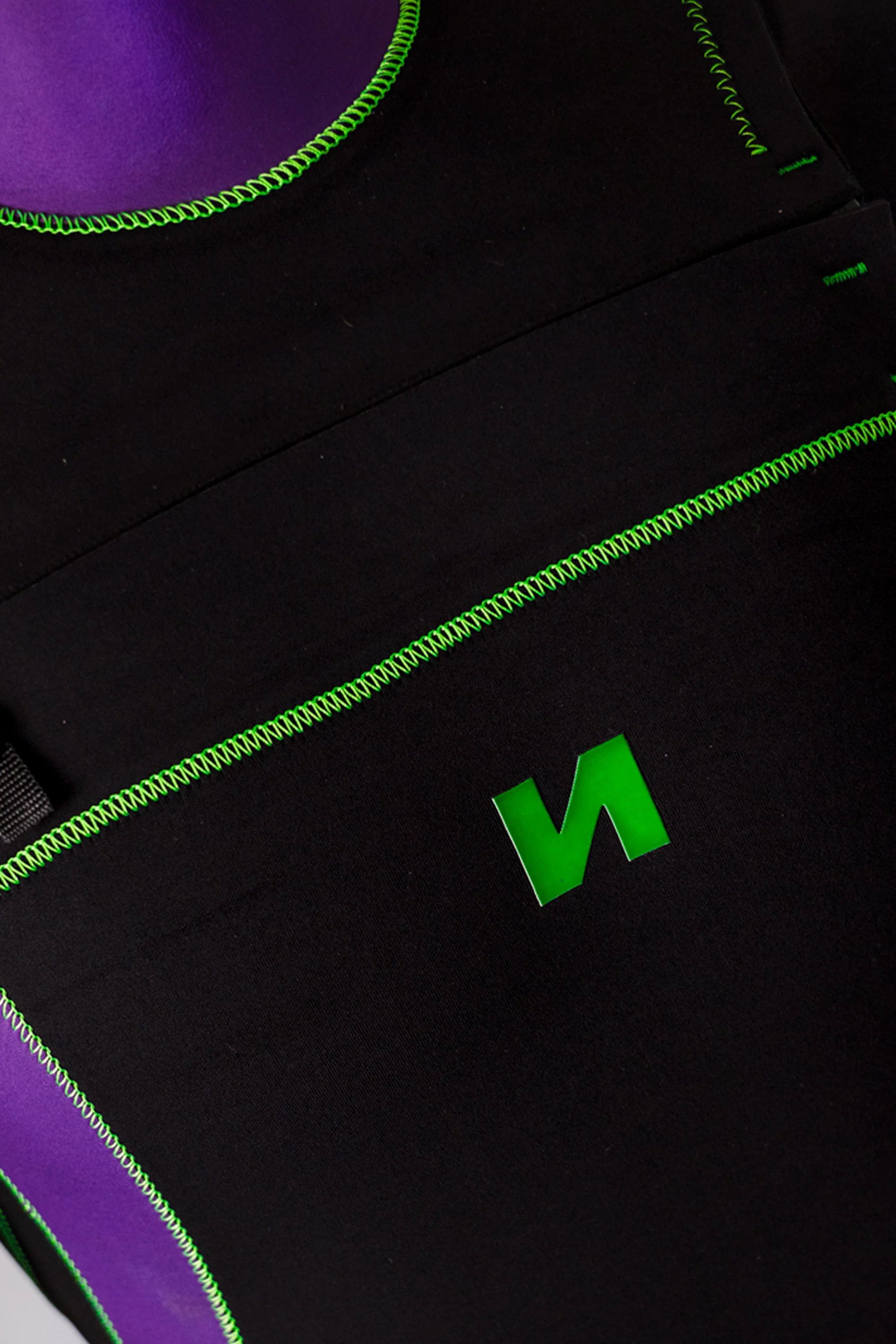 NARVAL - Narval X Shane Borland - Sur Wetsuit - 3.2mm - Black/Purple/Neon Green - Man - Image 3