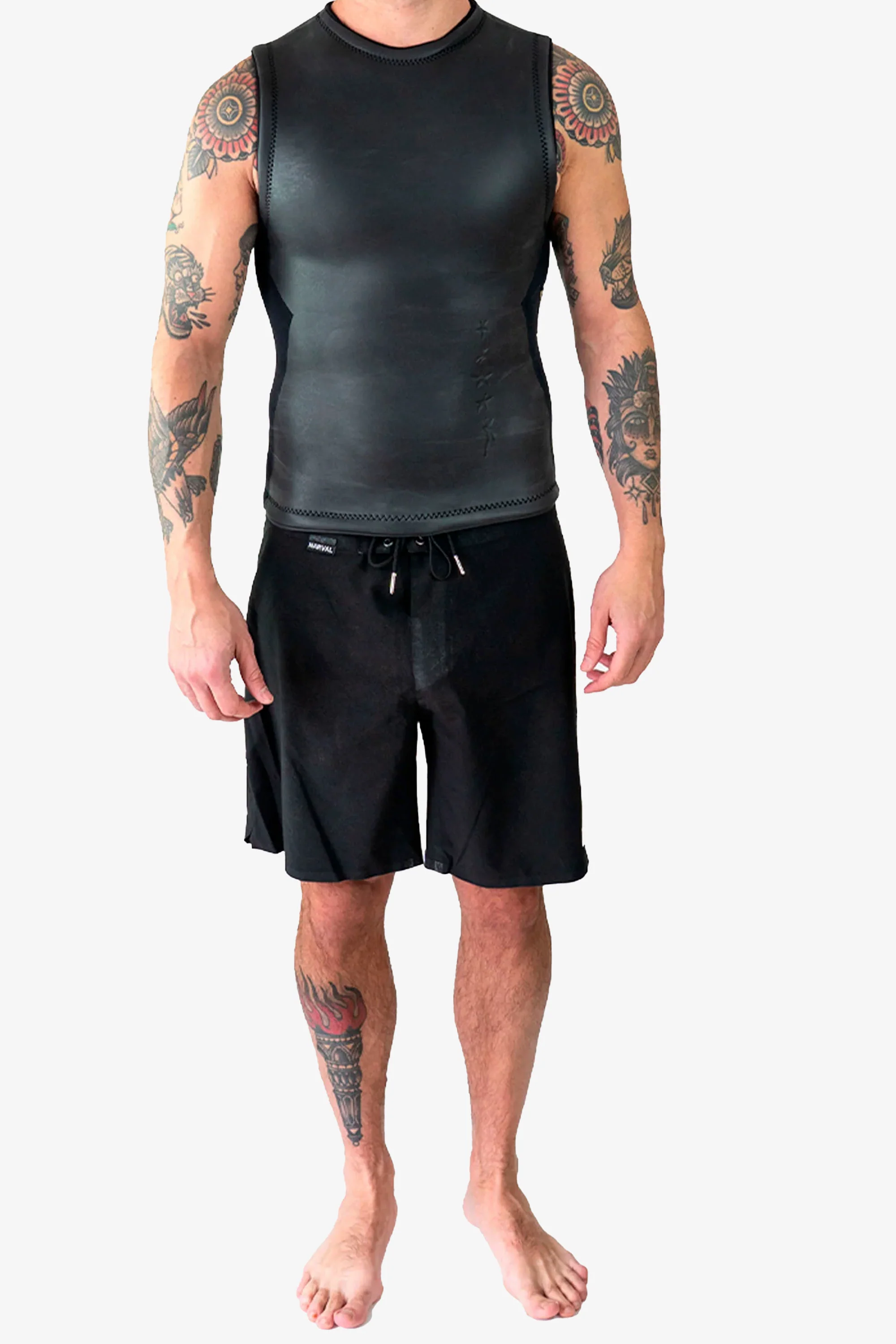 NARVAL - Narval x Spun Spirit - 2mm - Vest - BLACK - MAN