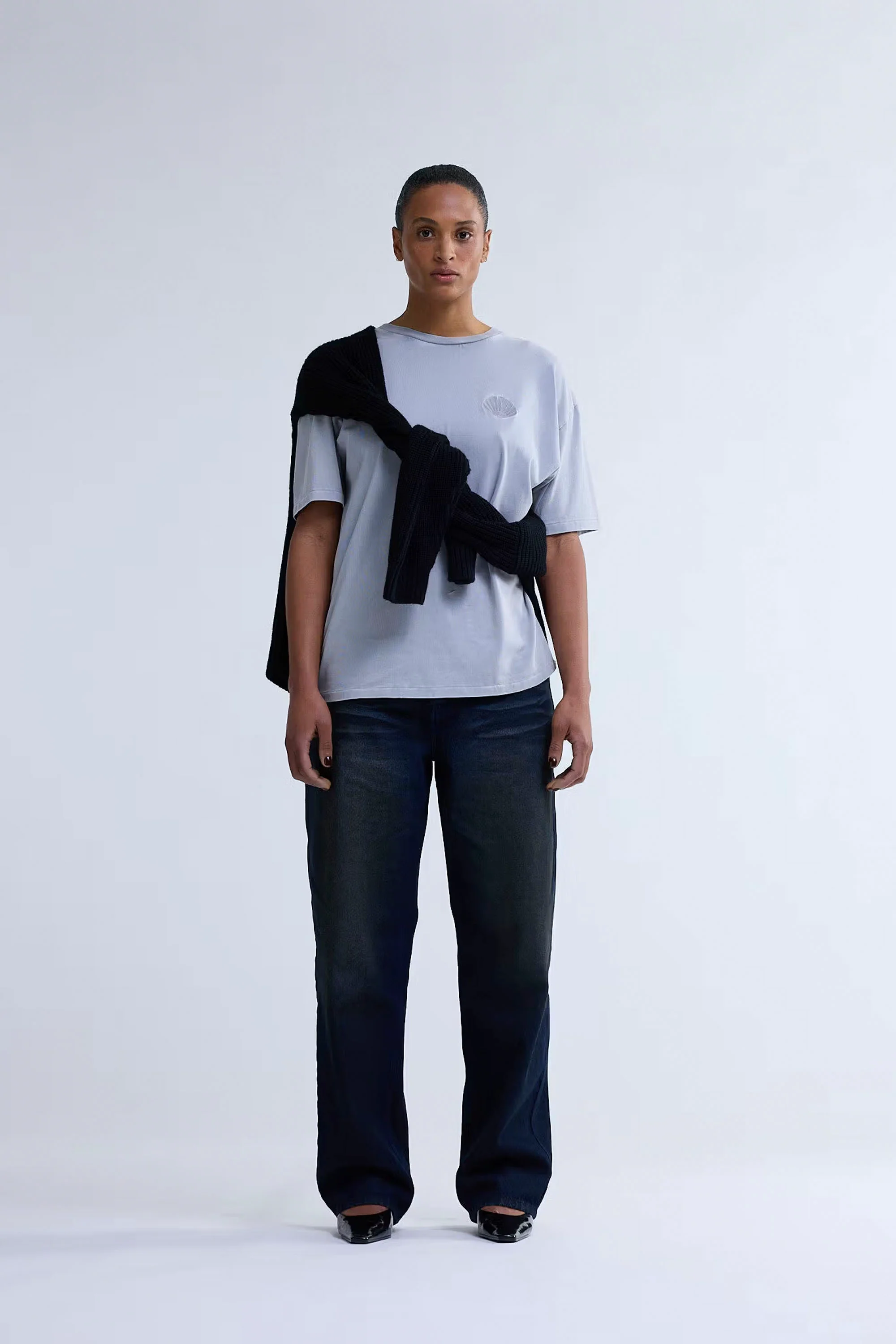 NEW AMSTERDAM SURF ASSOCIATION - CHOP TEE - WASHED GREY - Image 4