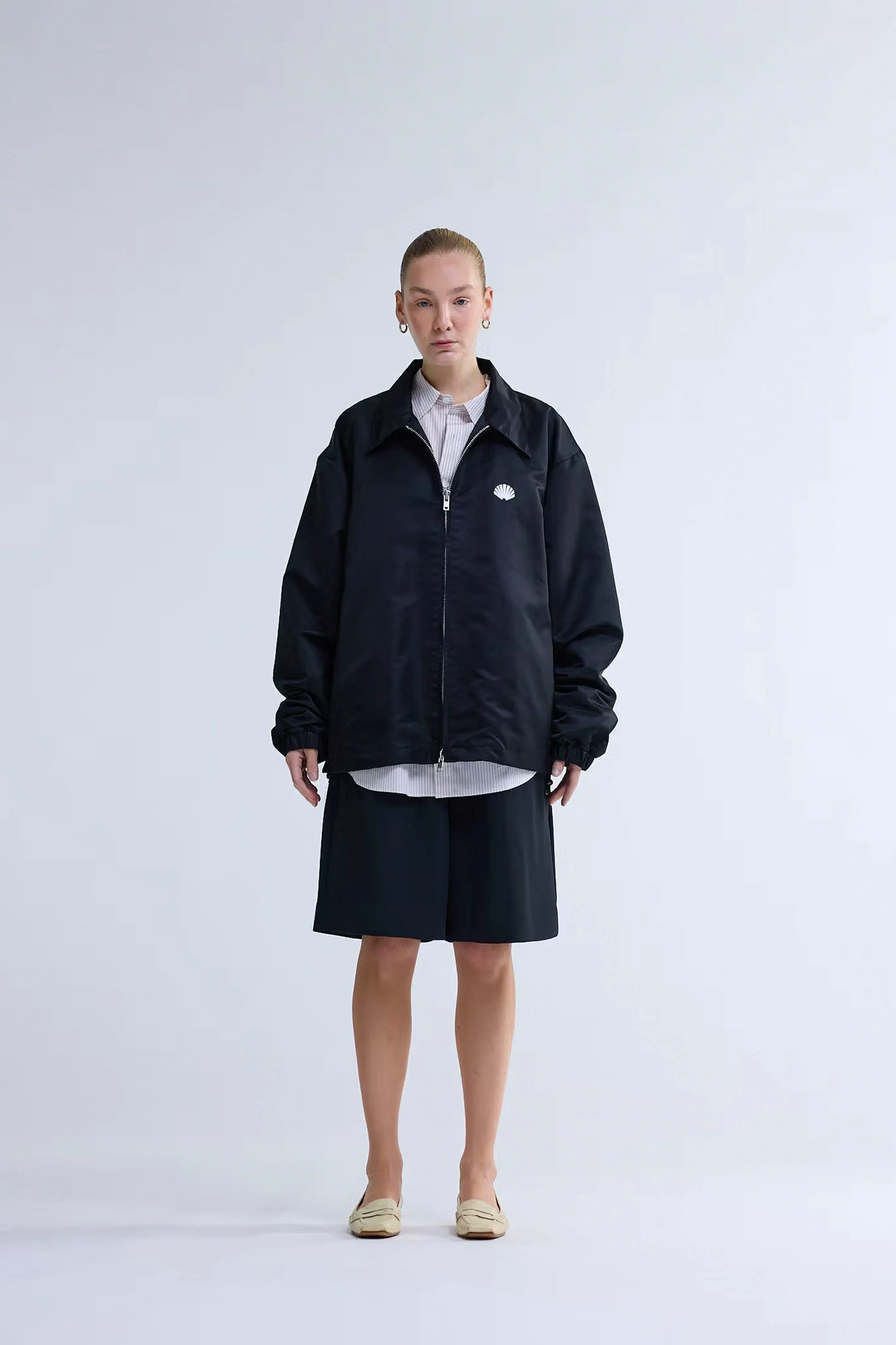 NEW AMSTERDAM SURF ASSOCIATION - COACH JACKET - BLACK - Image 4