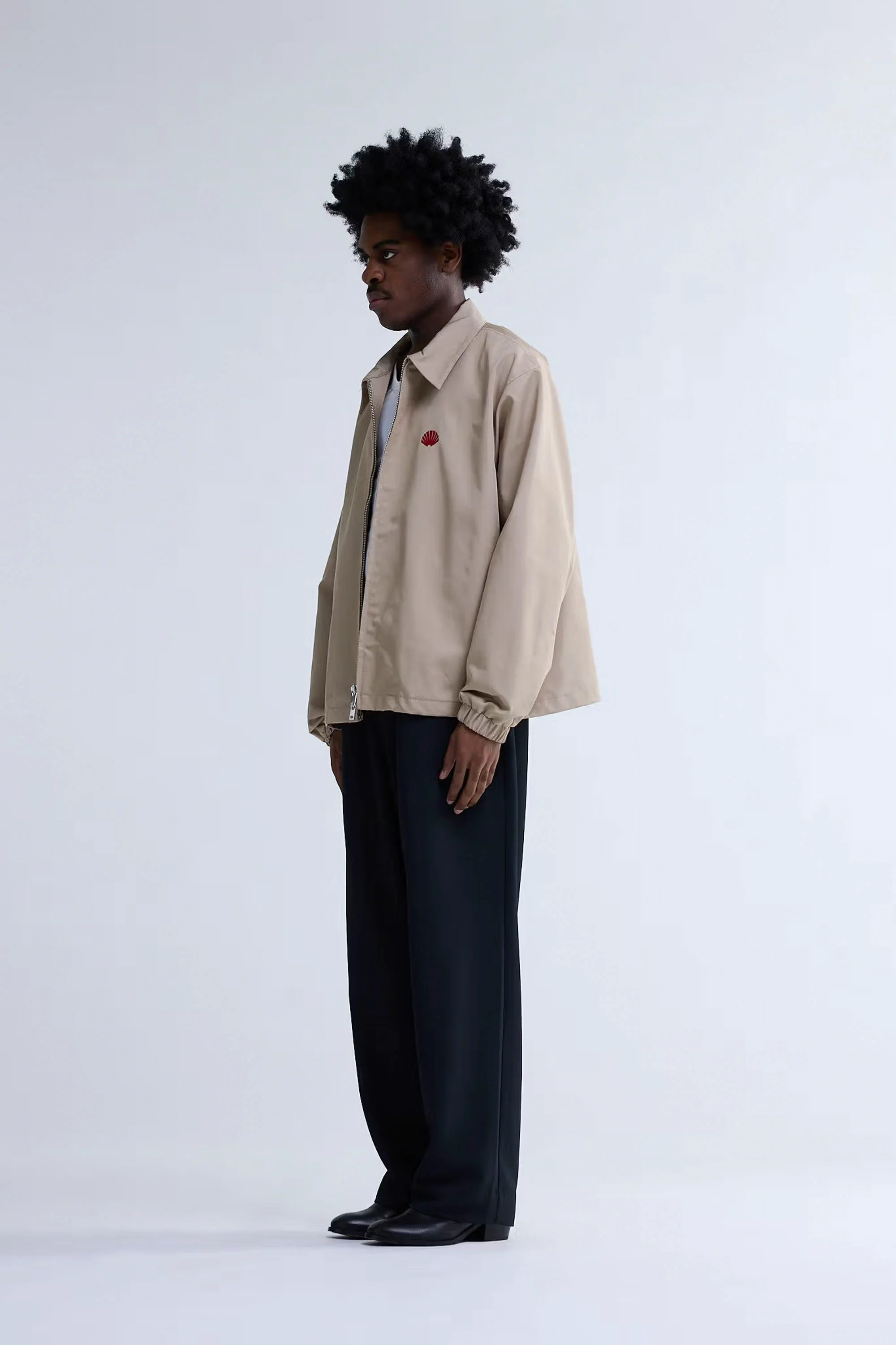 NEW AMSTERDAM SURF ASSOCIATION - COACH JACKET - SAND - Image 3