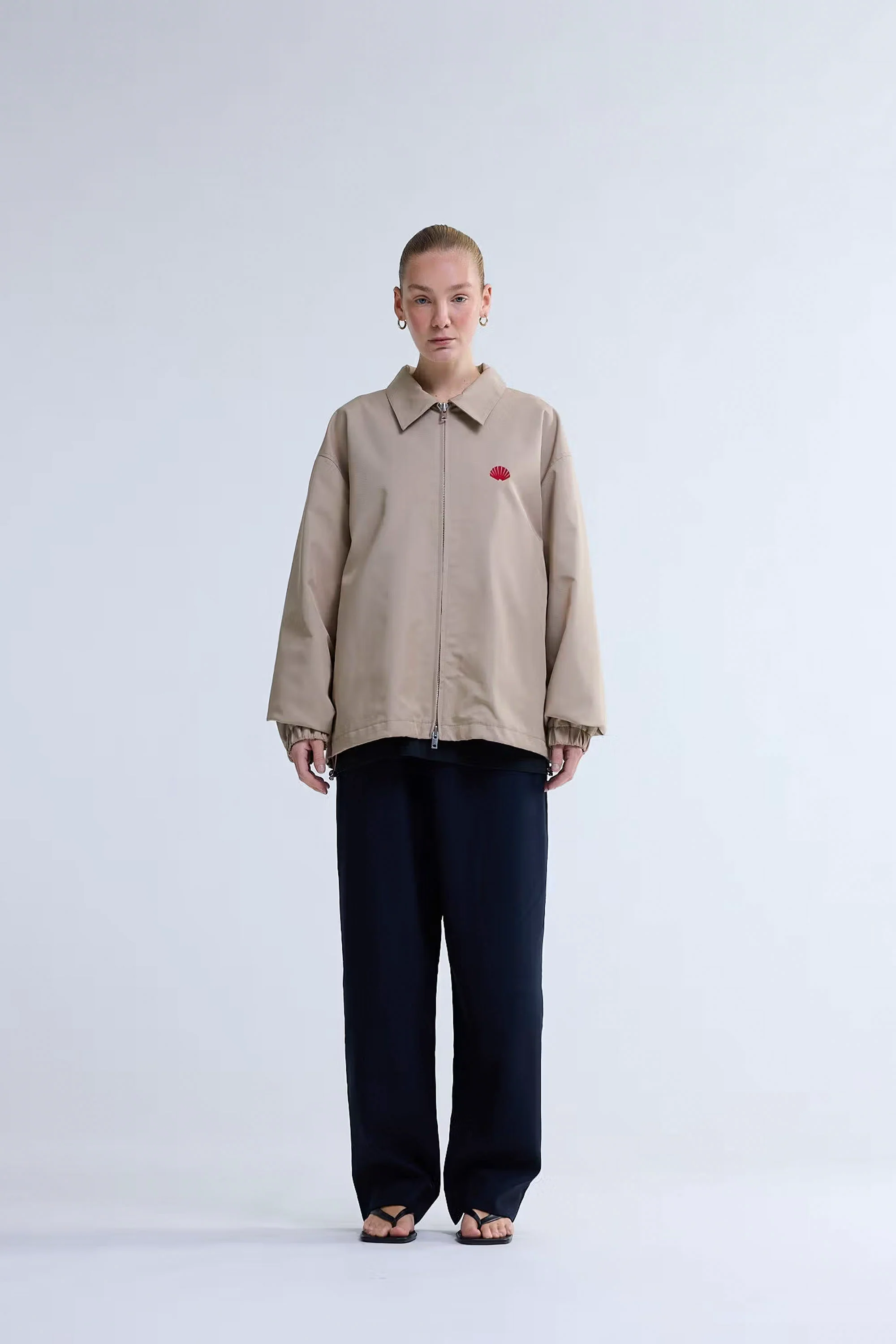 NEW AMSTERDAM SURF ASSOCIATION - COACH JACKET - SAND - Image 4
