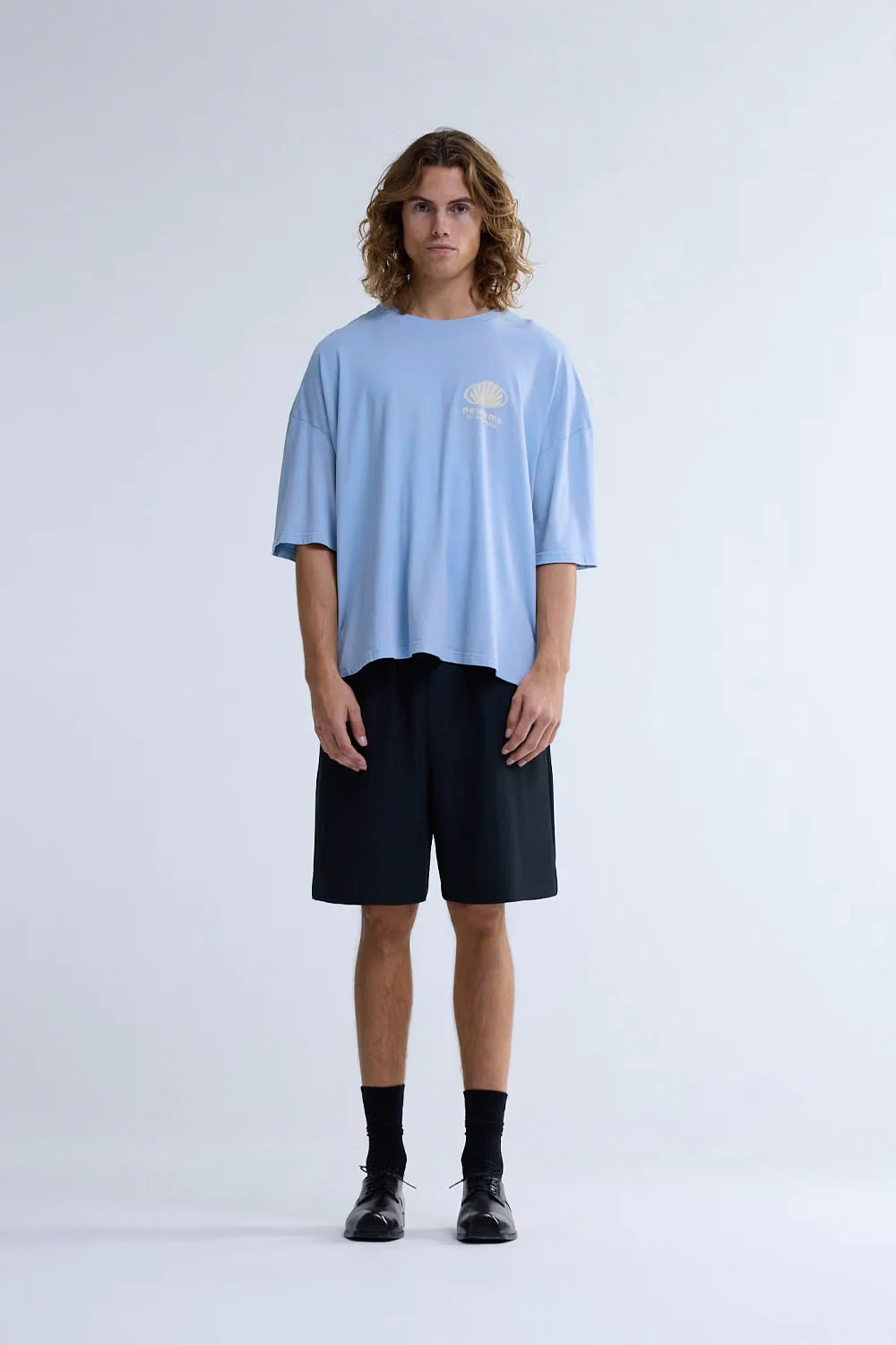 NEW AMSTERDAM SURF ASSOCIATION - CORPORATE LOGO TEE - BABY BLUE - Image 3