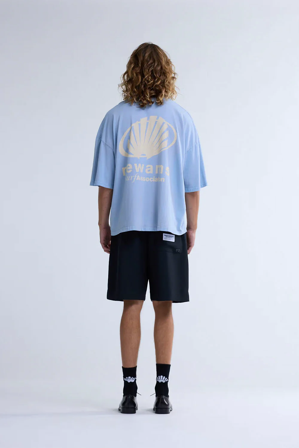 NEW AMSTERDAM SURF ASSOCIATION - CORPORATE LOGO TEE - BABY BLUE - Image 4