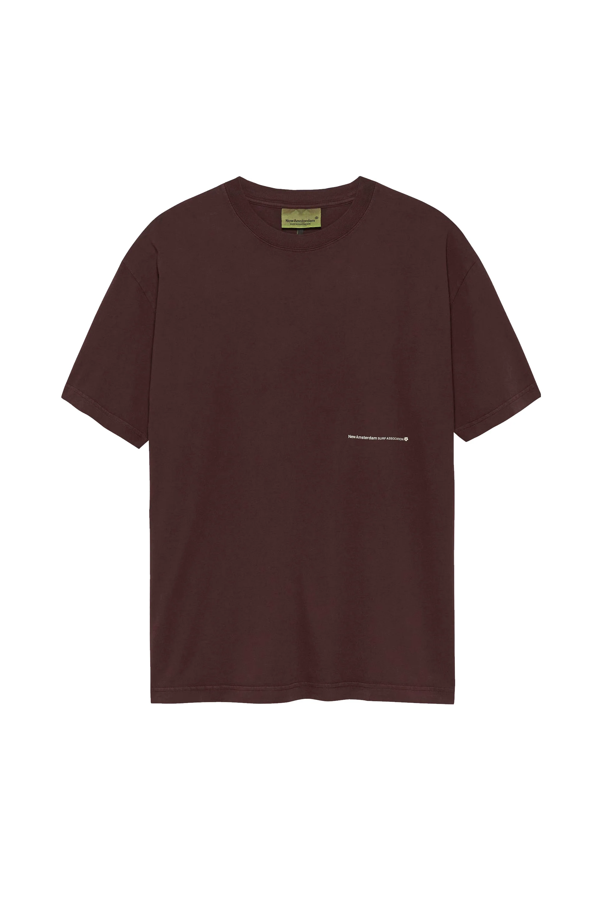 NEW AMSTERDAM SURF ASSOCIATION - HIBISCUS TEE - WALNUT