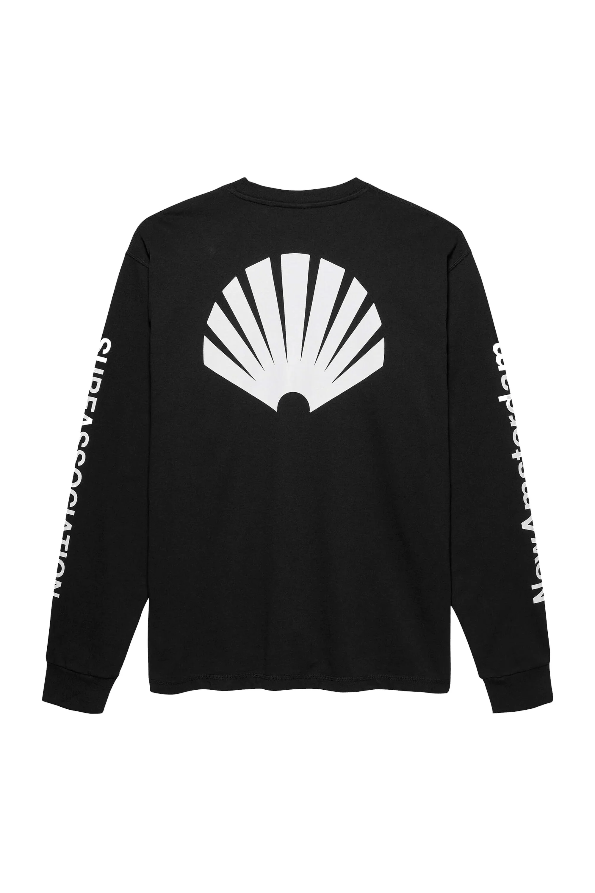 NEW AMSTERDAM SURF ASSOCIATION - LOGO LONGSLEEVE TEE - BLACK/WHITE - Image 2