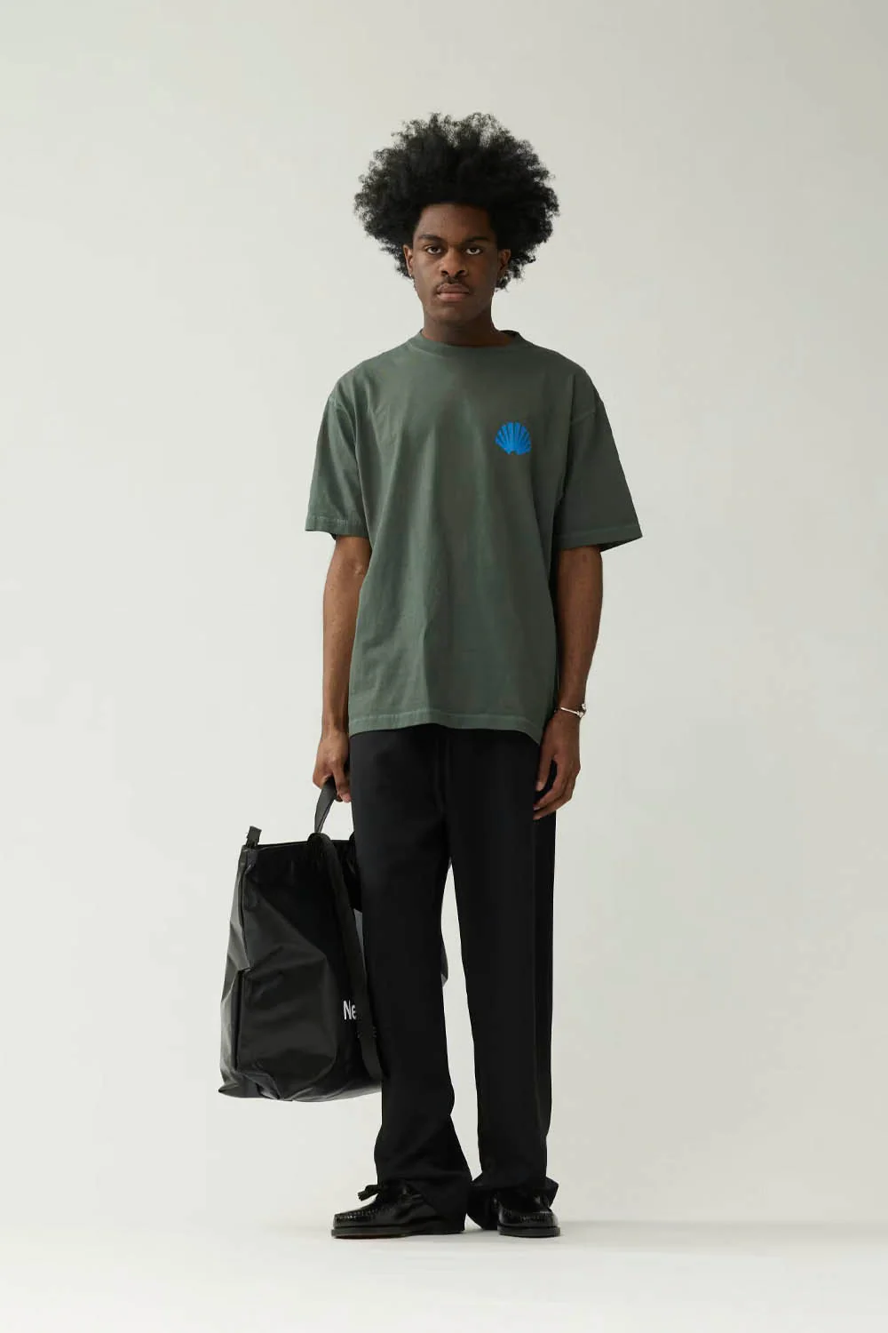 NEW AMSTERDAM SURF ASSOCIATION - LOGO TEE - TEAL DEEP SEA