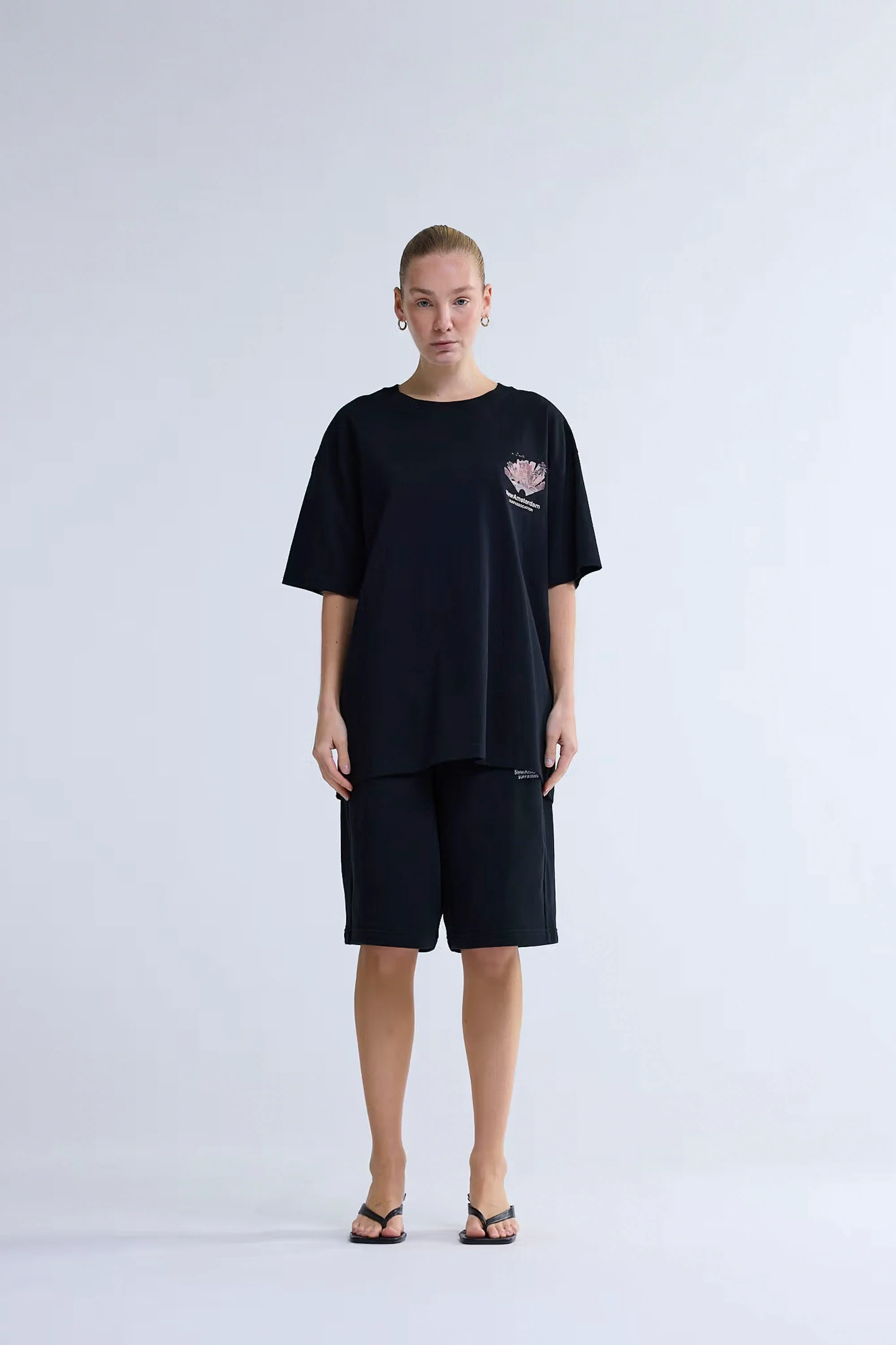 NEW AMSTERDAM SURF ASSOCIATION - TROPICAL TEE - BLACK - Image 4