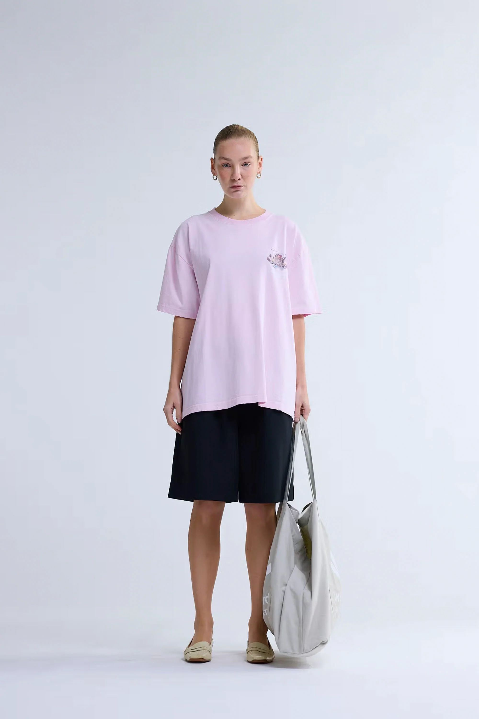 NEW AMSTERDAM SURF ASSOCIATION - TROPICAL TEE - PINK LADY - Image 4