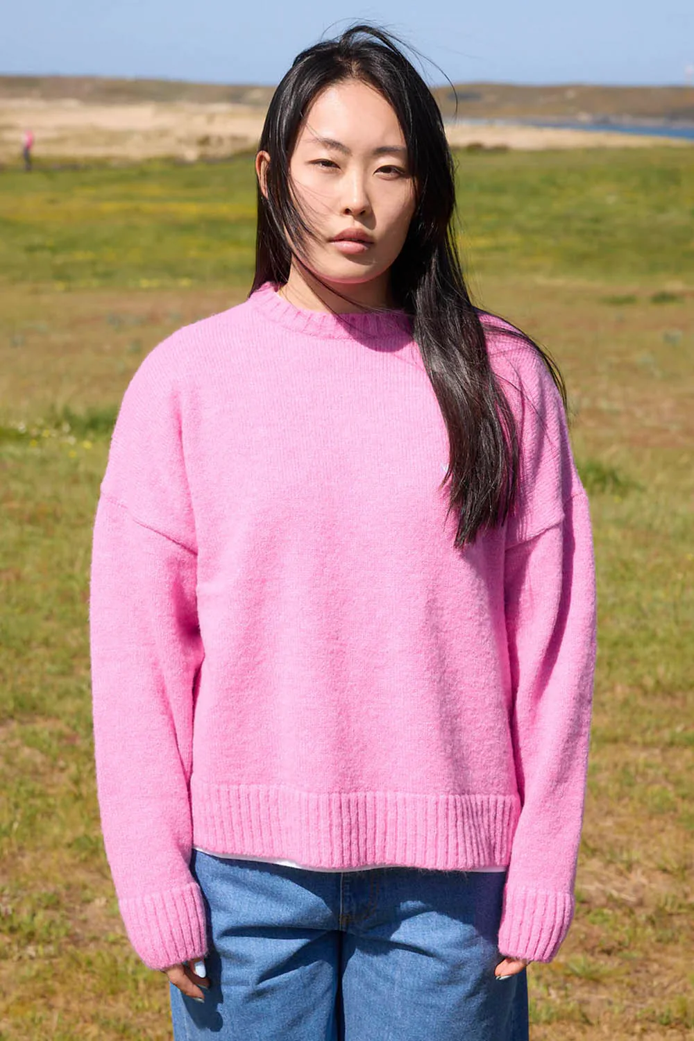 NOWHERE - BRUSHED PINK SWEATER - Image 2
