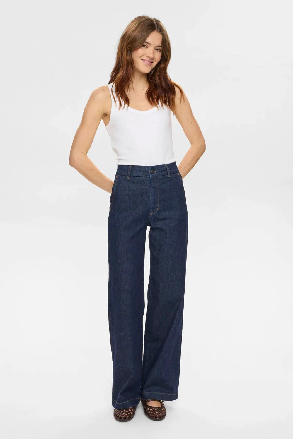 NÜMPH - NUAMBER HIGH RISE WIDE JEANS - Image 2