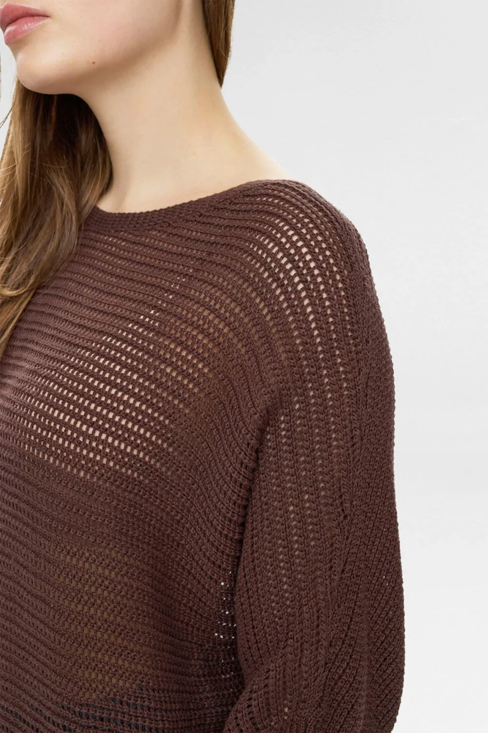 NÜMPH - NUERIKKA PULLOVER - CHICORY COFFEE - Image 3