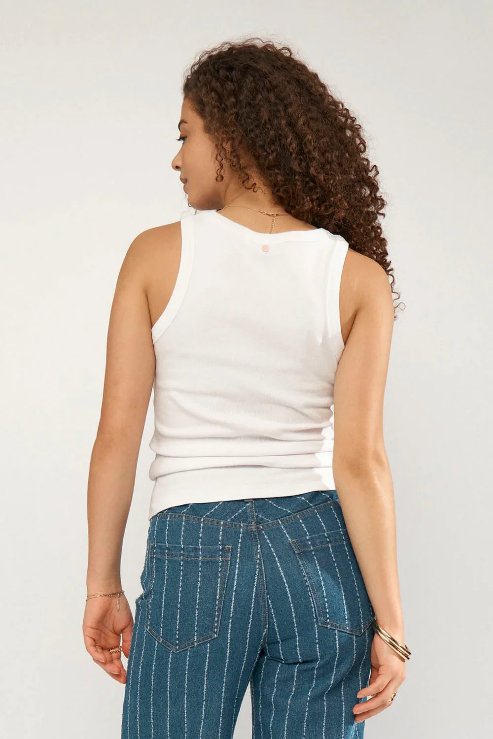 NÜMPH - NUMAKENY TANK TOP - BRIGHT WHITE - Image 2