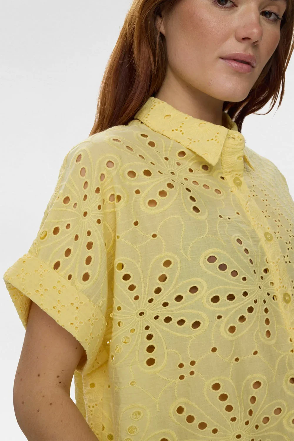 NÜMPH - NUPALMA SLEEVELESS SHIRT - POPCORN - Image 3