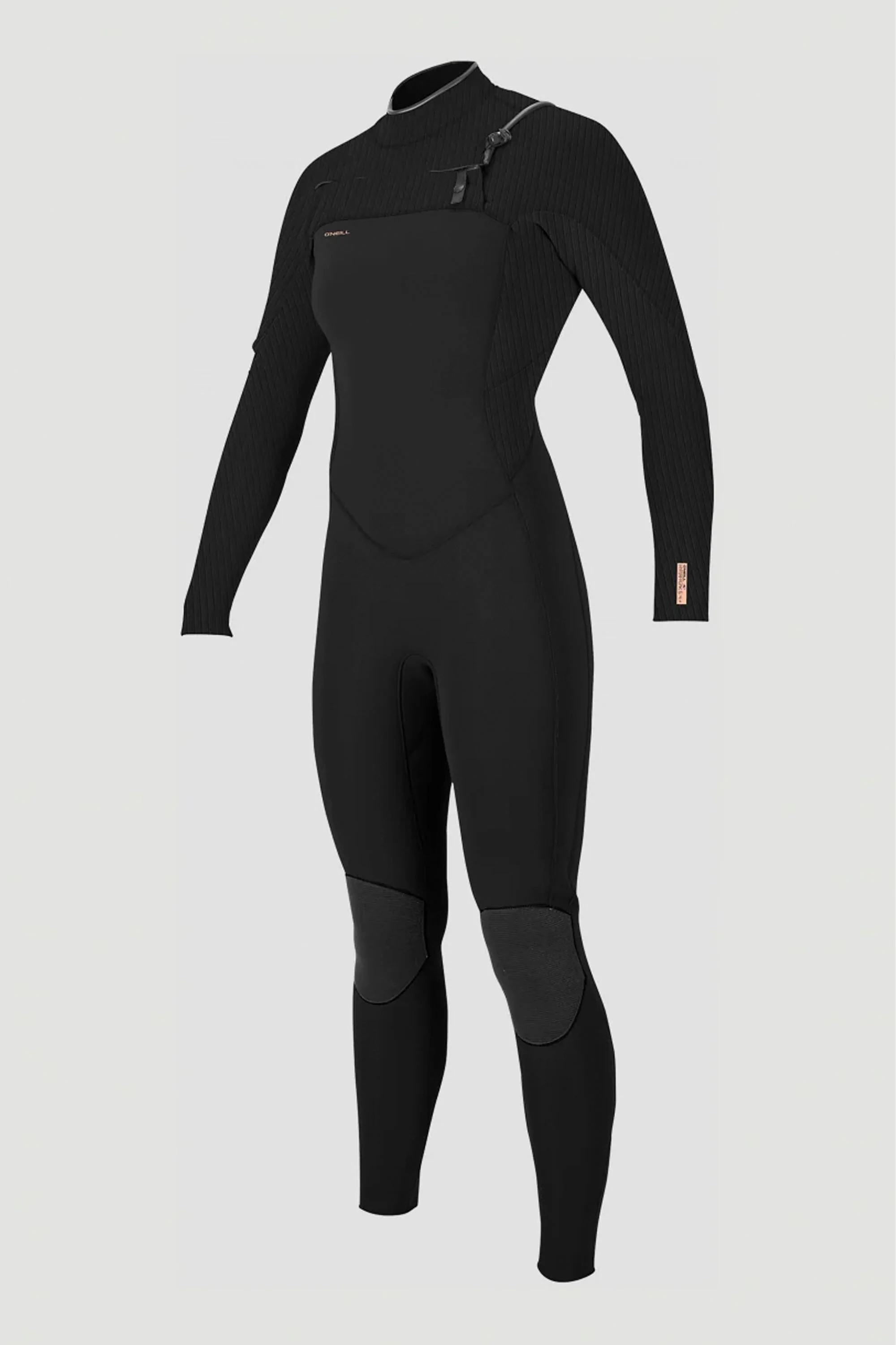 O´NEILL - HYPERFREAK - 5/4+ mm - Chest zip - BLACK - WOMAN