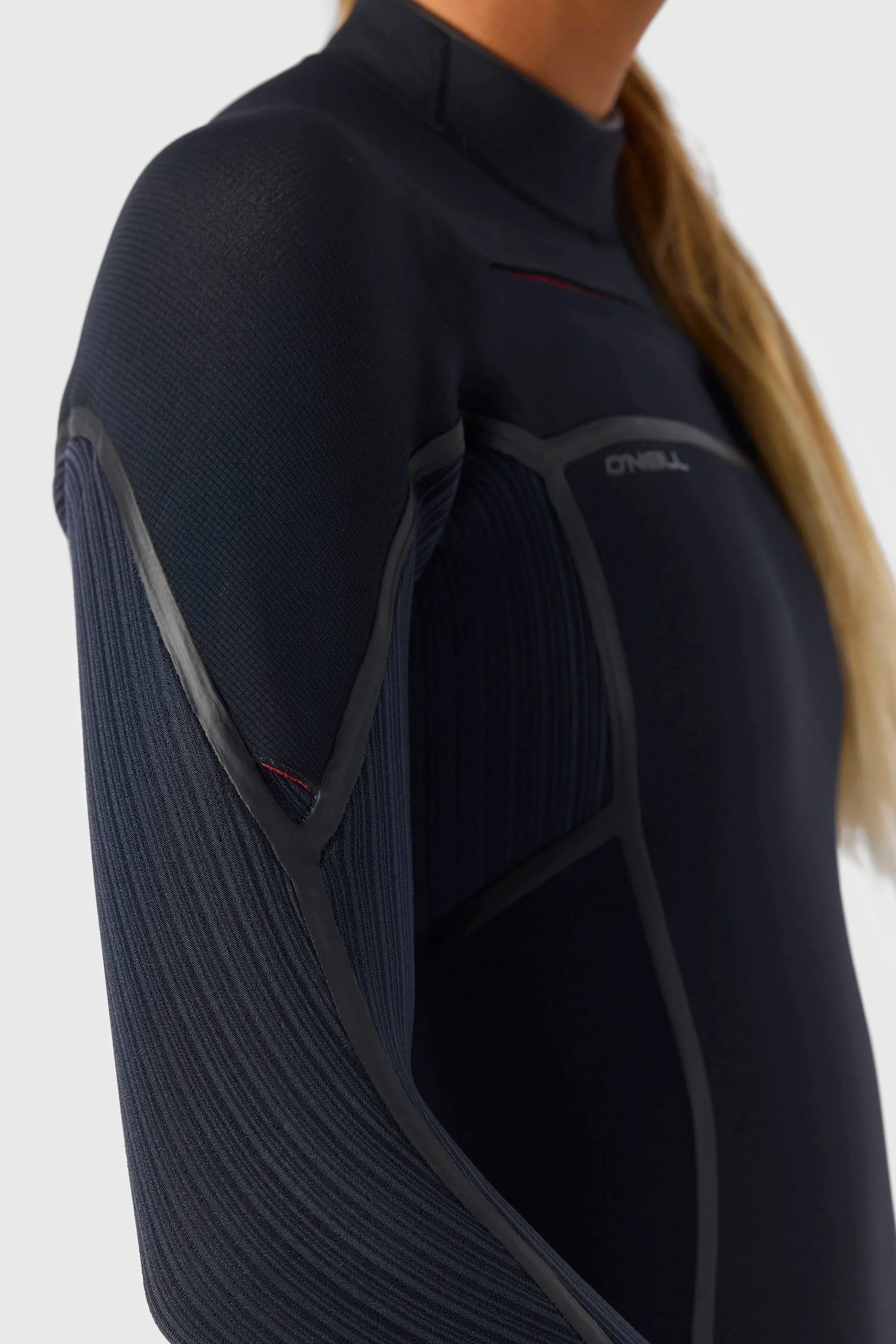 O´NEILL - HYPERFREAK FIRE - 4/3 - Chest zip - BLACK/BLACK - WOMAN - Image 3