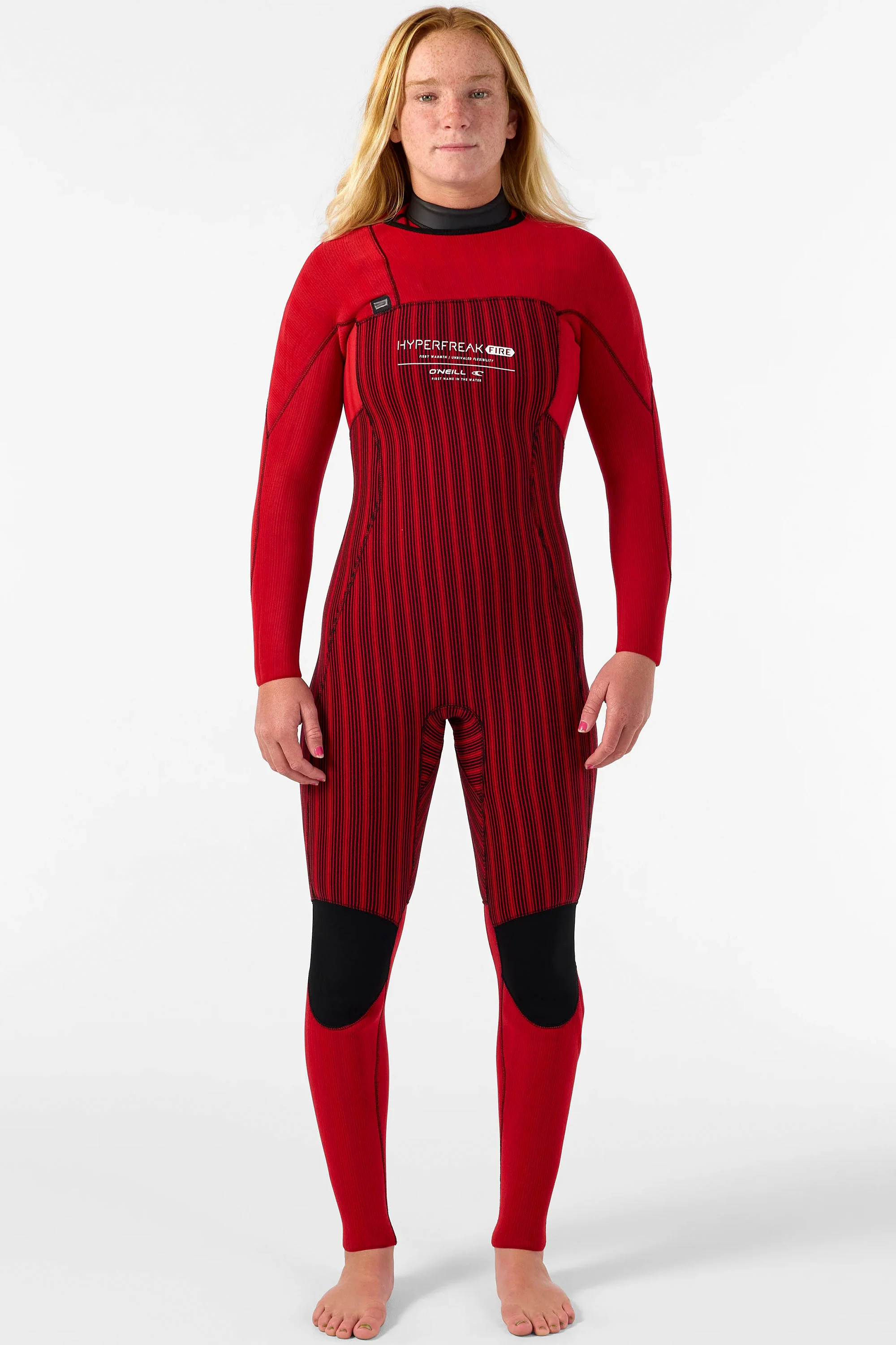 O´NEILL - HYPERFREAK FIRE - 4/3 - Chest zip - BLACK/BLACK - WOMAN - Image 4