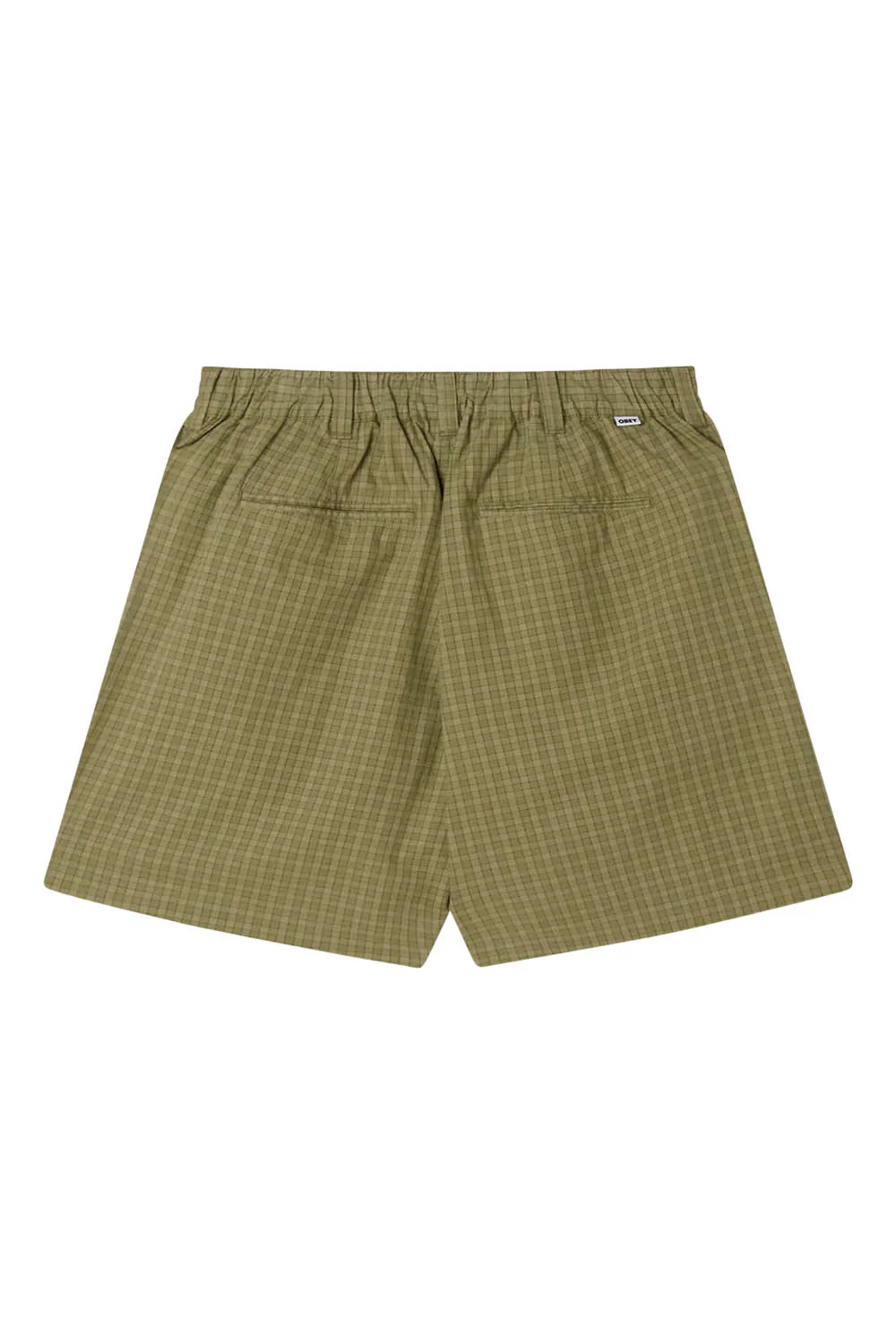 OBEY - COEN PLEATED PLAID SHORT - Image 2